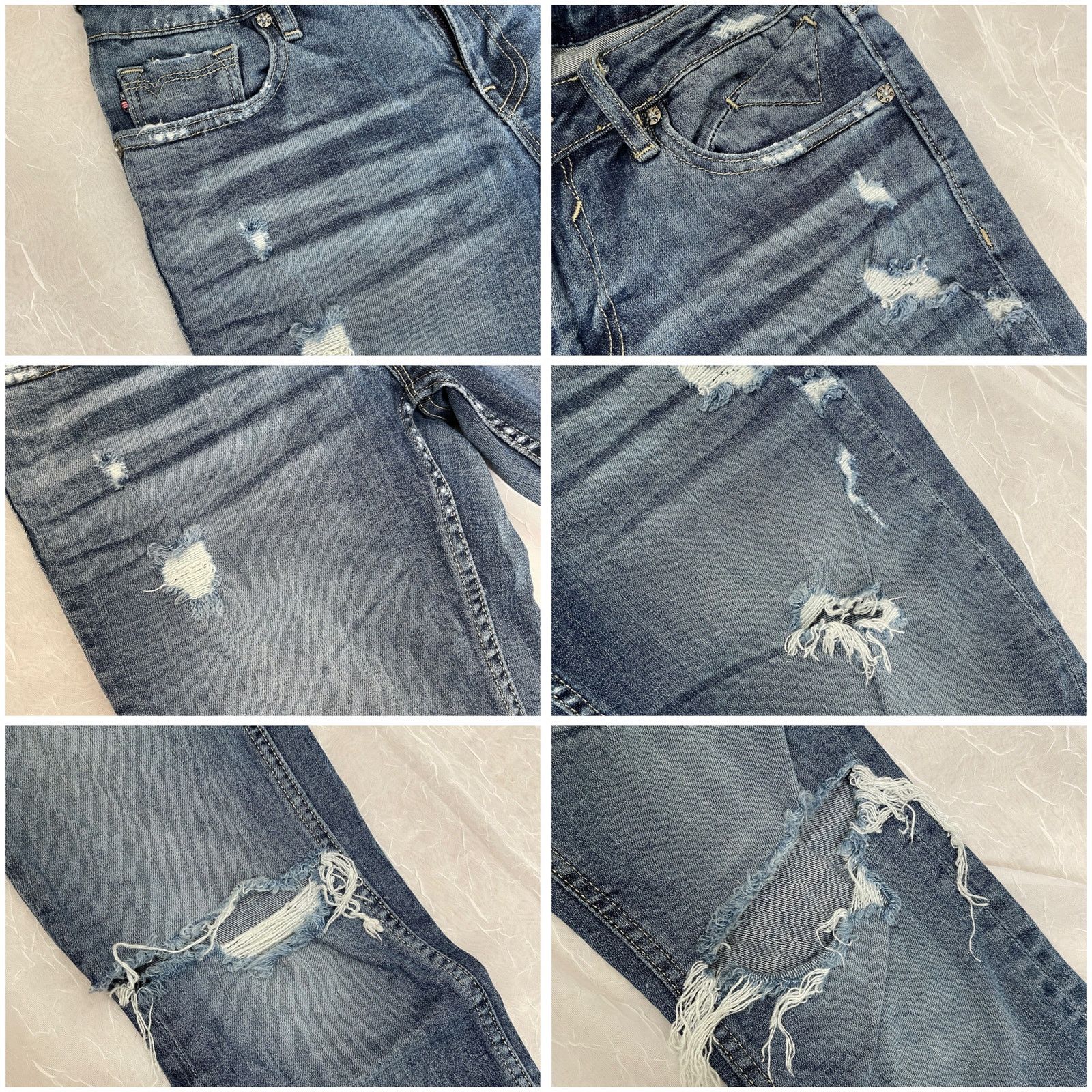 Other Vigoss The Thompson Tomboy Ripped Skinny Denim Jeans Size 26 Size 26" / US 2 / IT 38 - 21 Thumbnail