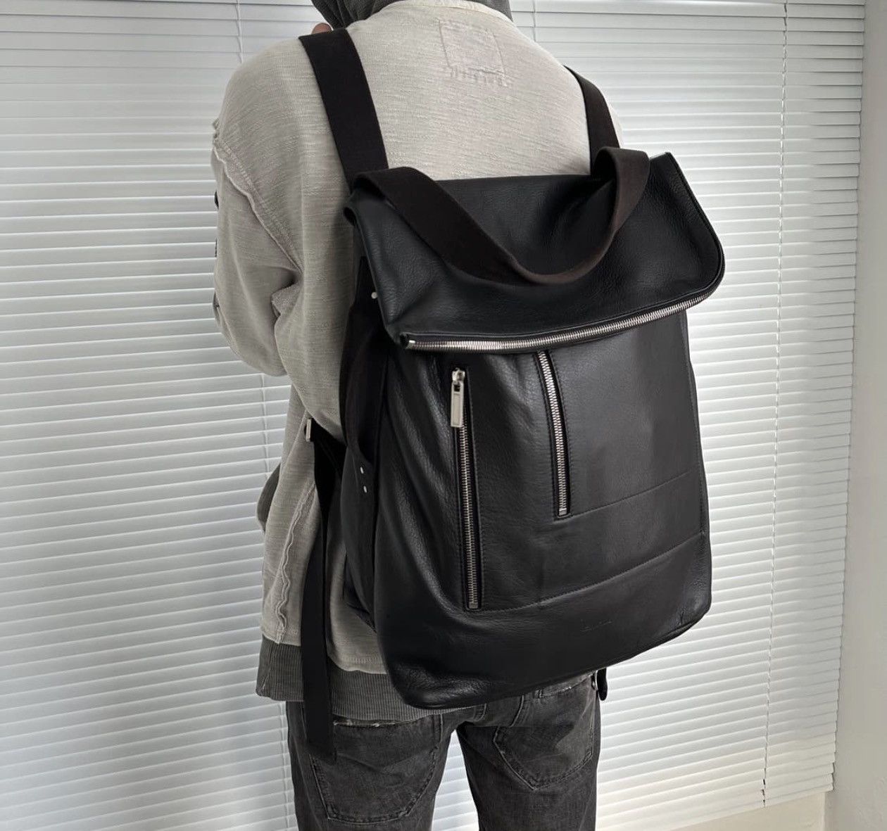 Rick Owens Rick owens full grain 3 way bag Size ONE SIZE - 6 Thumbnail