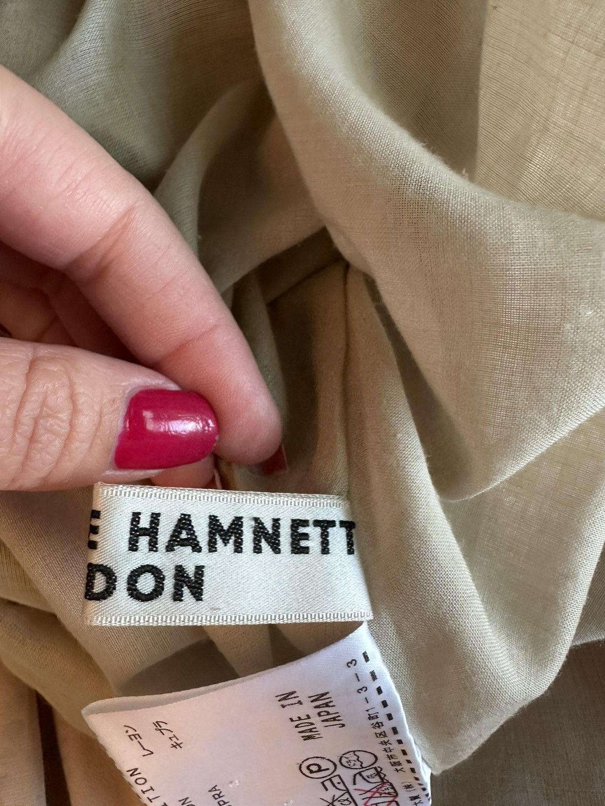 Katharine Hamnett London Gold midi dress Size S / US 4 / IT 40 - 9 Thumbnail