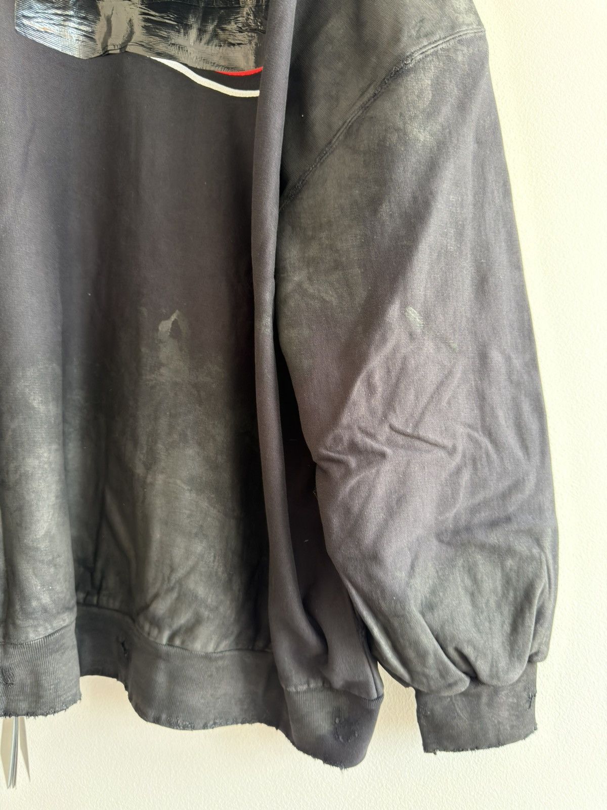 Balenciaga BALENCIAGA DEMNA GAFFER HOODIE ZIP UP MUD SHOW BLACK Size US M / EU 48-50 / 2 - 13 Thumbnail
