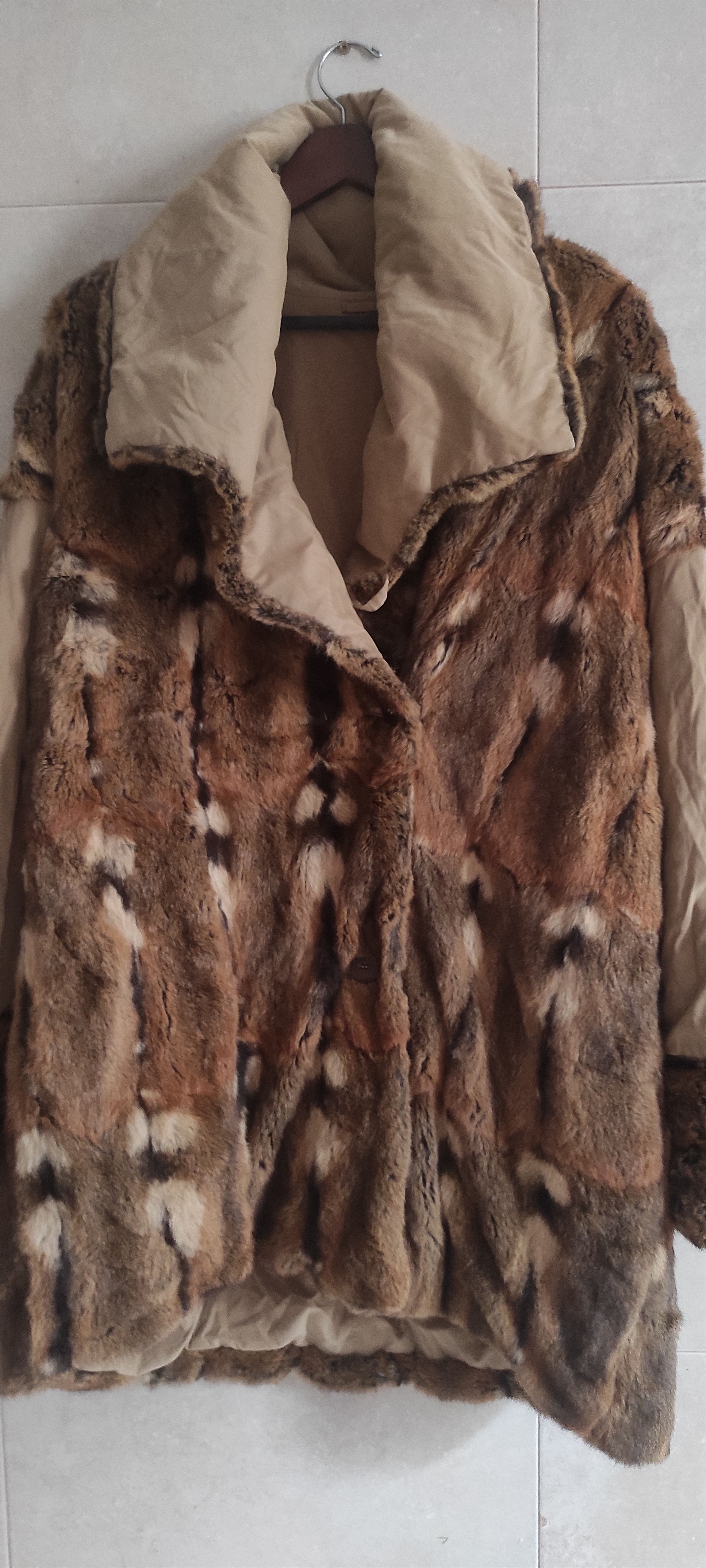 Joop! Joop! Original BelsetaPS Natural Rabbit Fur Reversible Coat Size L / US 10 / IT 46 - 24 Thumbnail
