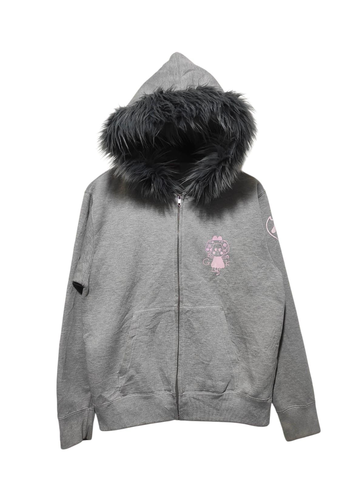 Japanese Brand United Athle zip fur hoodie ifsix LGB style Size US S / EU 44-46 / 1 - 1 Thumbnail