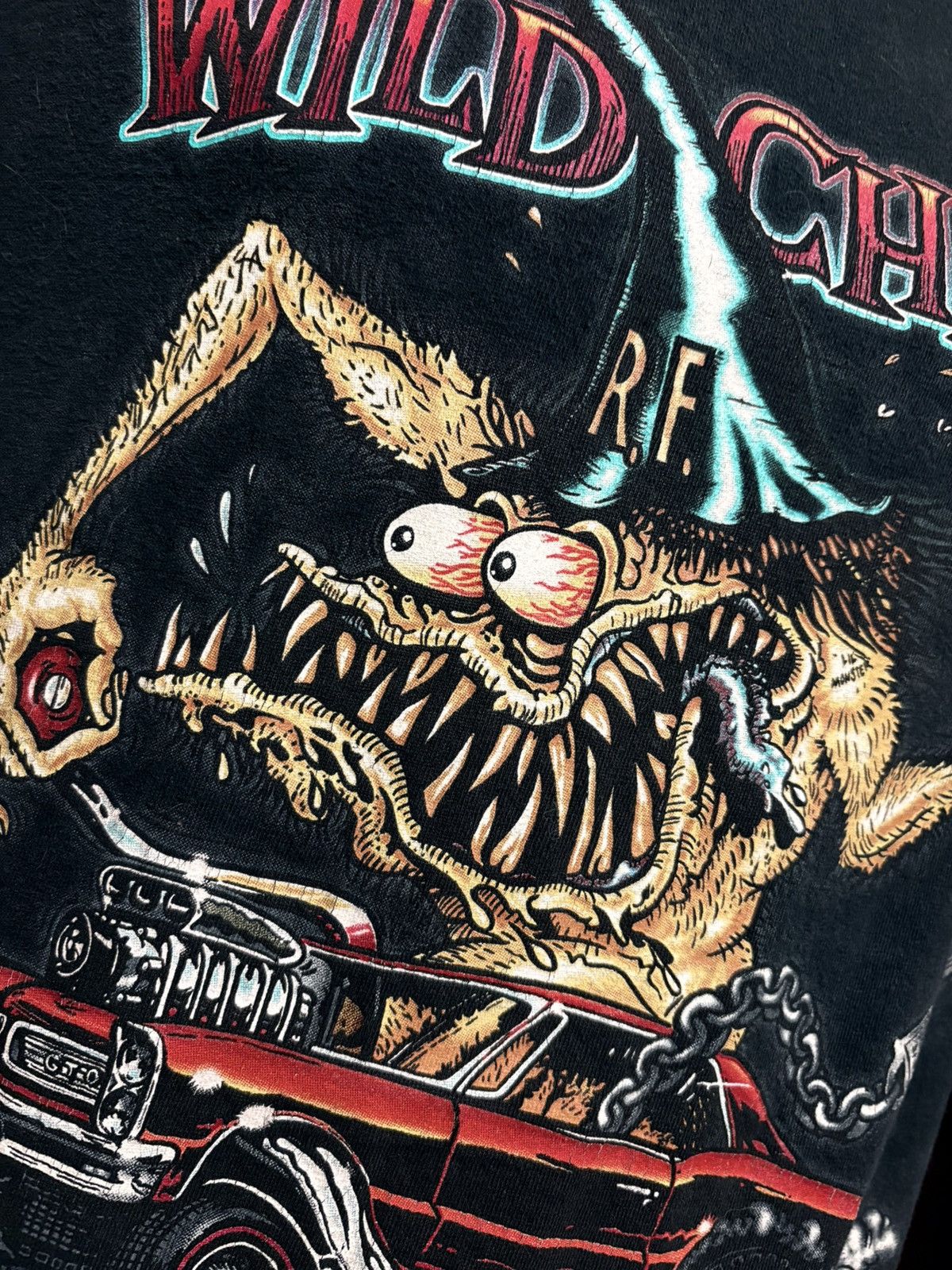 Other Ed Roth Rat Fink Tshirt y2k Wild Child Hot Rod Car Grail Size US L / EU 52-54 / 3 - 3 Thumbnail
