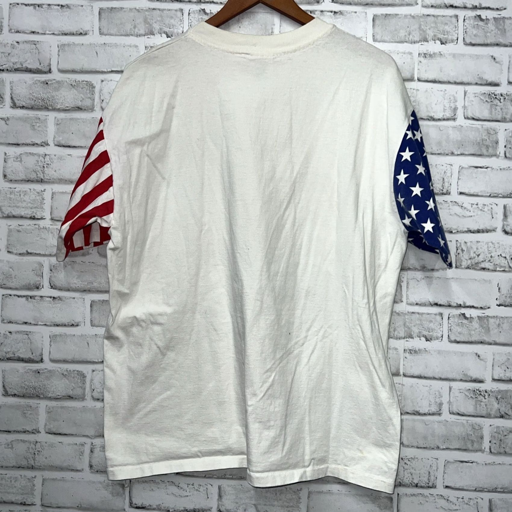 Vintage VINTAGE LA Sportswear T-Shirt Mens XL White Single Stitch Stitch Shirt Size US XL / EU 56 / 4 - 5 Thumbnail