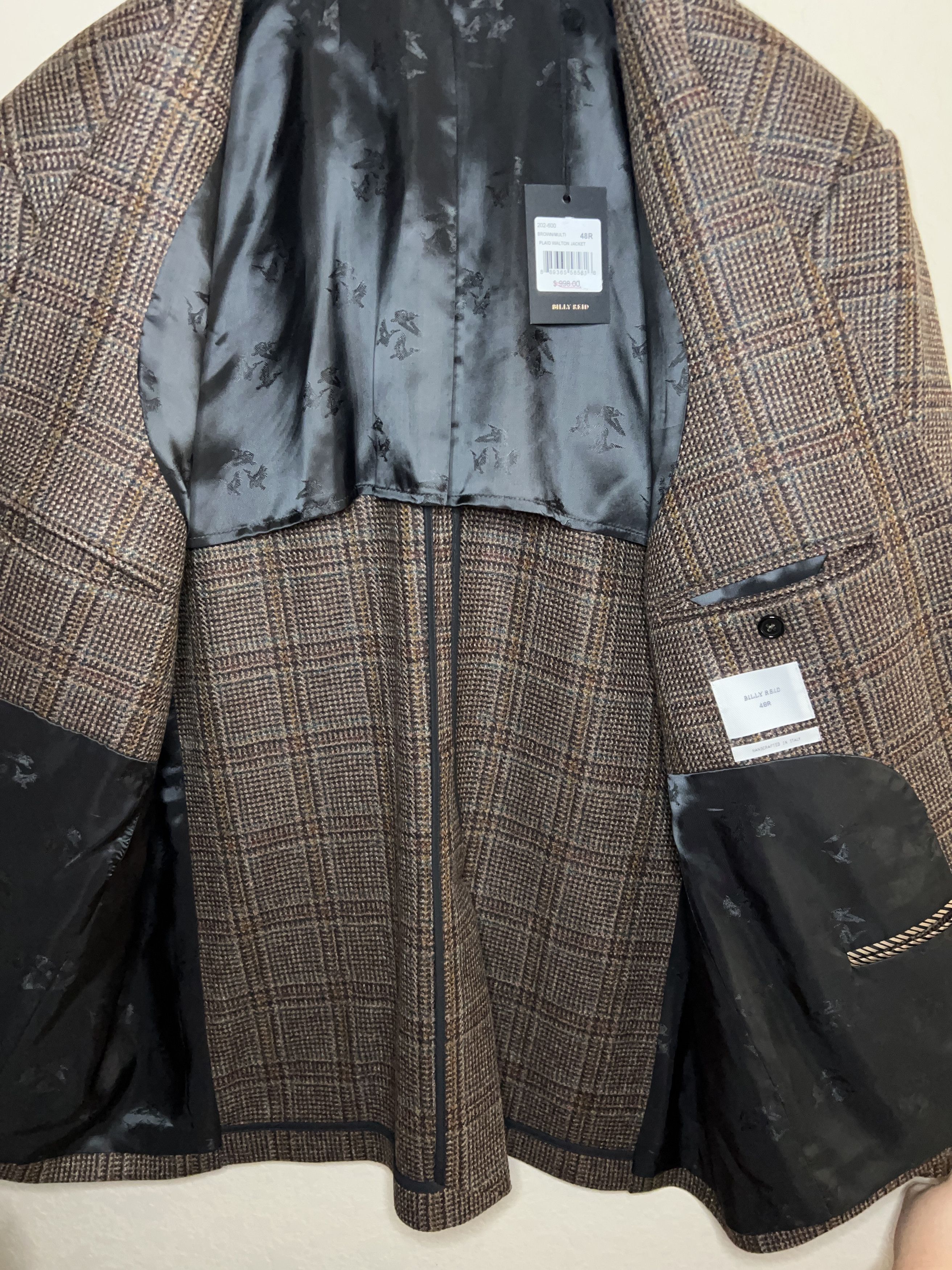 Billy Reid Billy Reid Walton Plaid Jacket – 48R – Italian Wool – NWT Size US XL / EU 56 / 4 - 7 Thumbnail