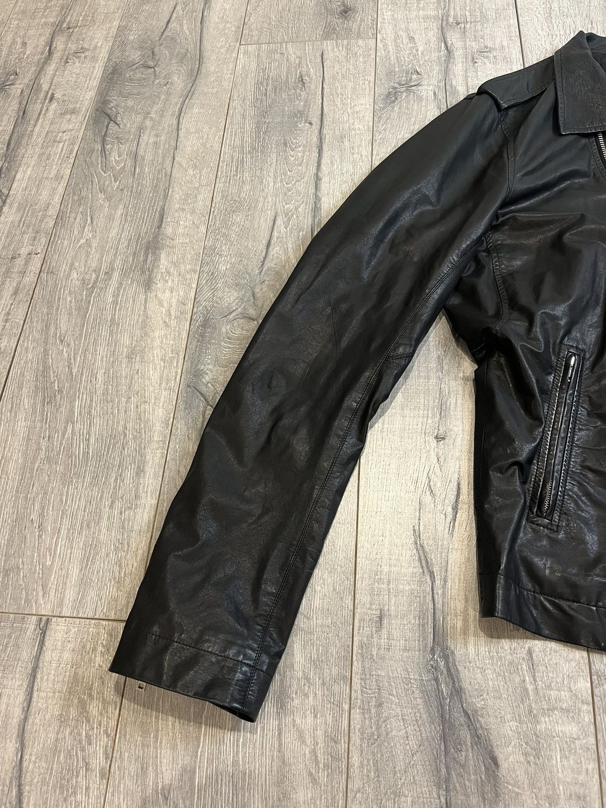 Rick Owens Rick Owen’s black calf leather jacket. Size 54 Size US L / EU 52-54 / 3 - 15 Thumbnail