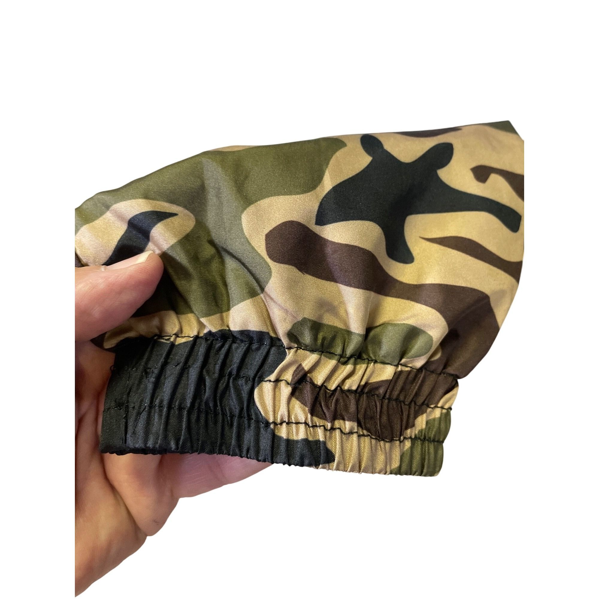 Parish Nation Parish Nation PN Mens Black & White Camo Windbreaker Hoodie Size US L / EU 52-54 / 3 - 6 Thumbnail