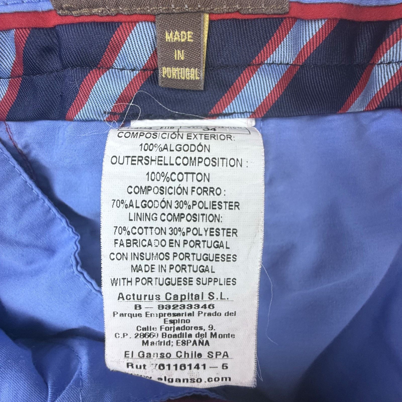 El Ganso El Ganso Chino Pants Mens 34 Red Cropped Golf Preppy Y2K Size US 34 / EU 50 - 8 Thumbnail