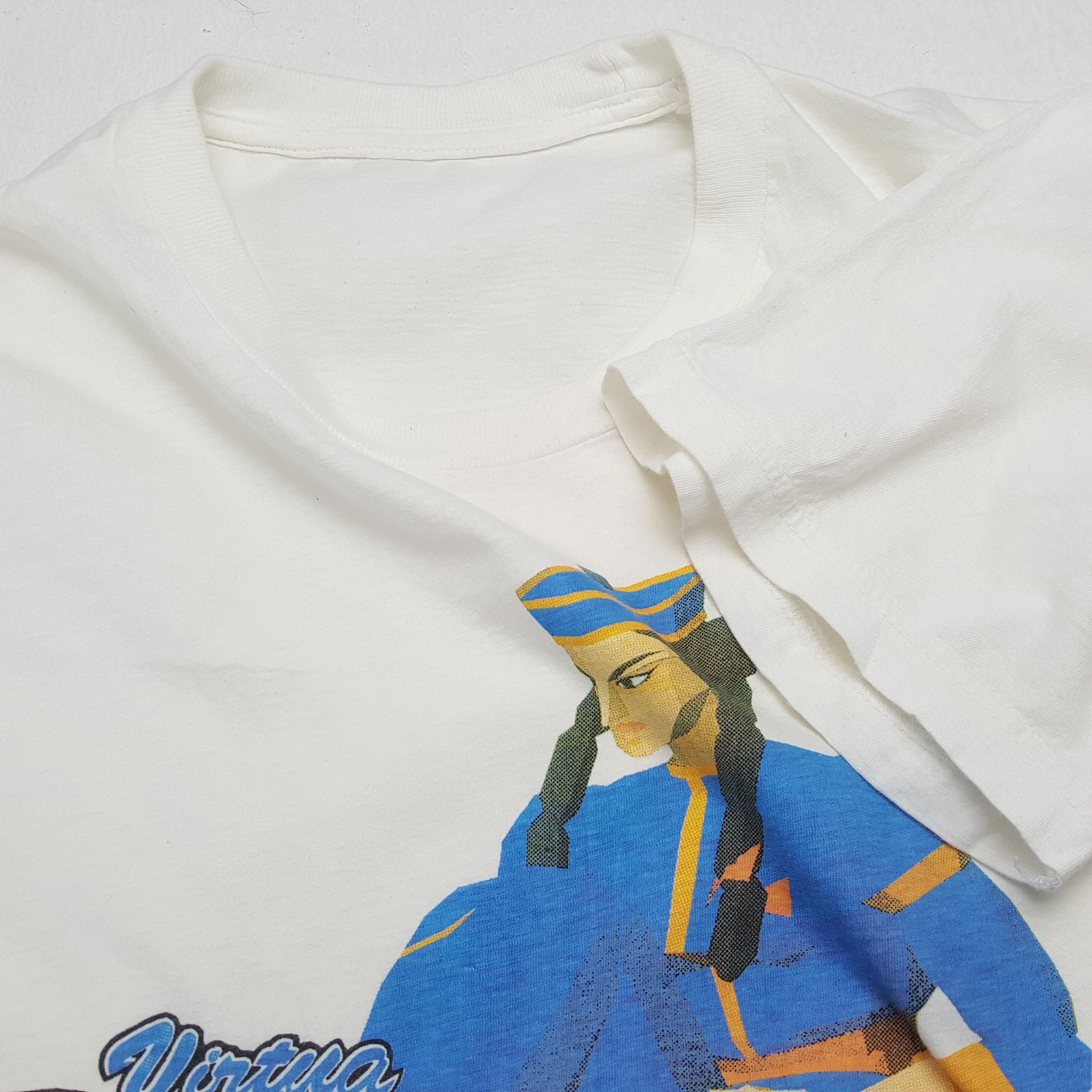 Playstation × The Game × Vintage VIRTUA FIGHTER Sega Games Promo Style Tshirt Size US L / EU 52-54 / 3 - 6 Thumbnail