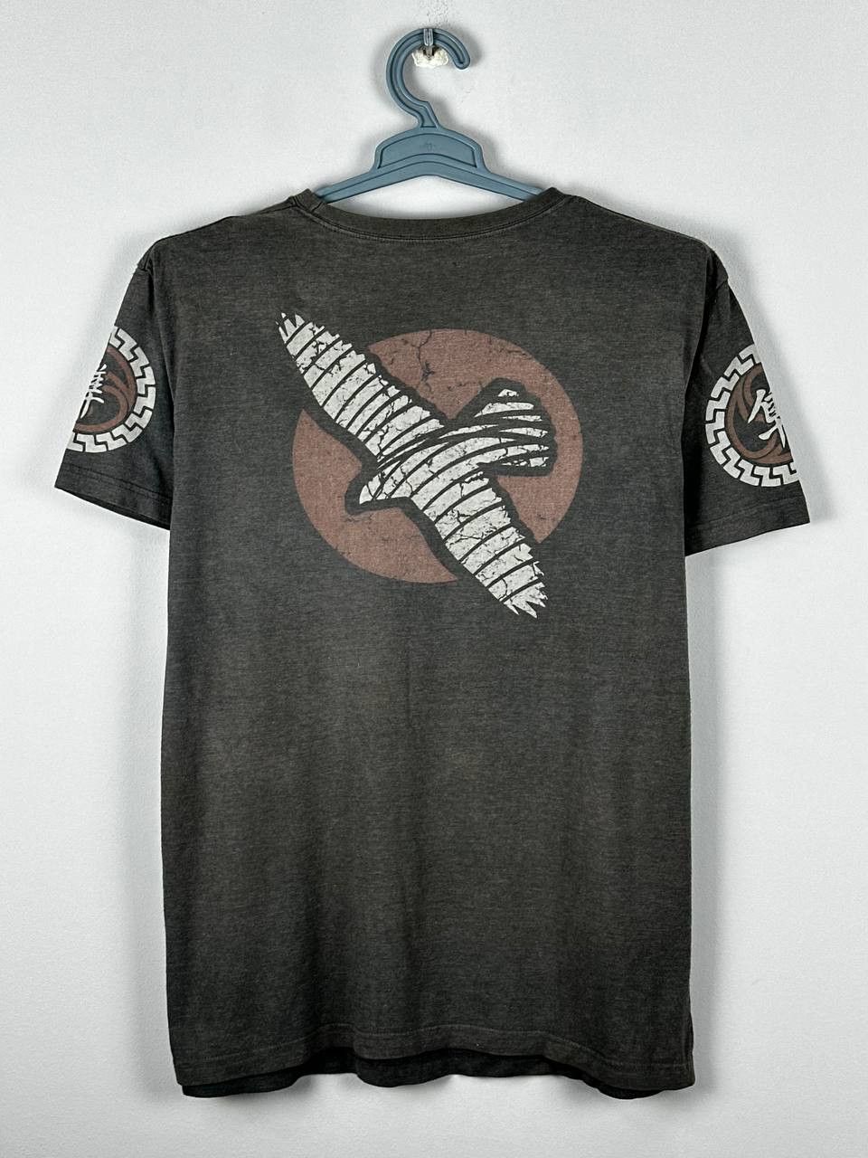 Vintage Crazy Y2K Grunge Hayabusa Affliction Style Short Sleeve Size US L / EU 52-54 / 3 - 7 Thumbnail