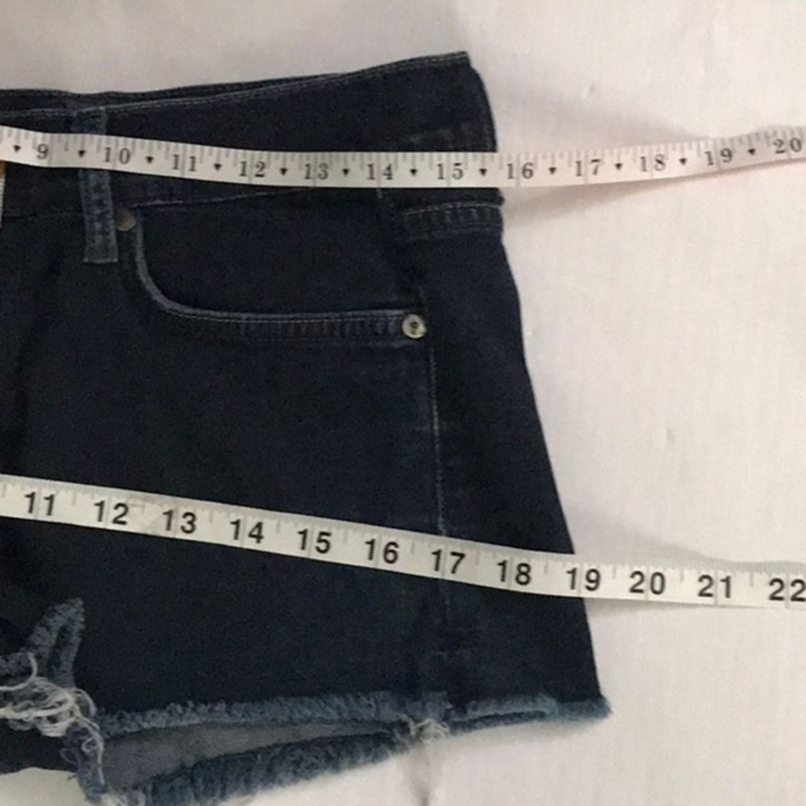 Joe's Joe's Jeans Esther Wash Raw Hem Denim Shorts 27 Size 27" / US 4 / IT 40 - 6 Thumbnail
