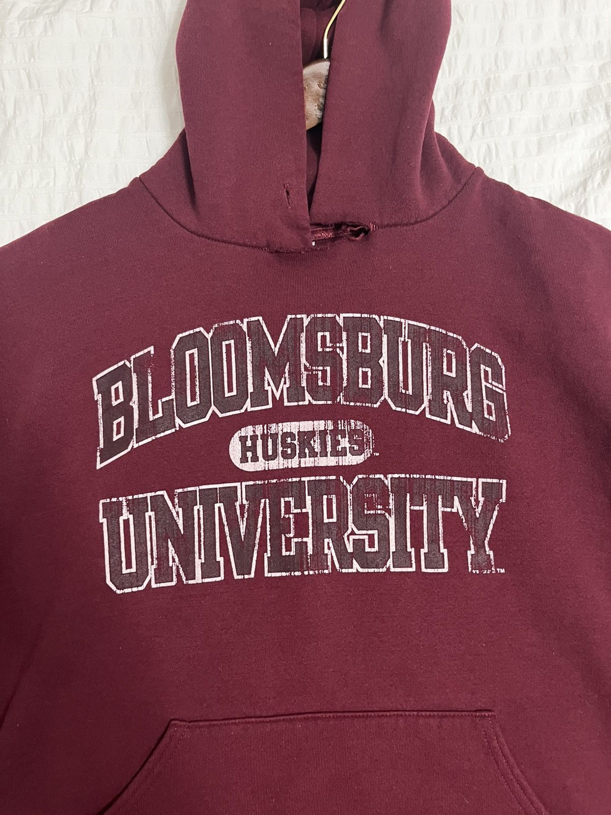 Russell Athletic × Vintage Vintage 90s Bloomberg University Hoodie Size US XL / EU 56 / 4 - 6 Thumbnail