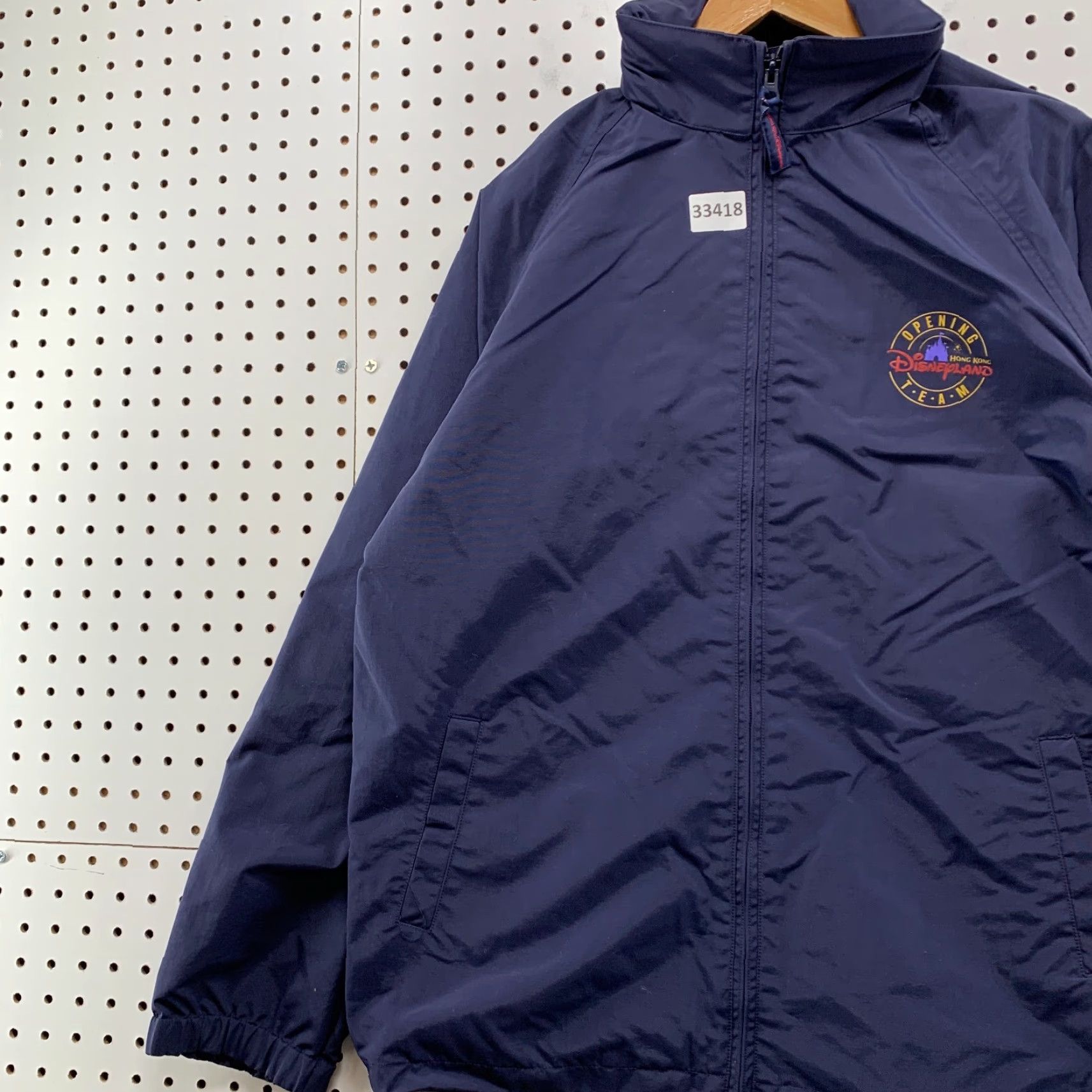 Disney VINTAGE Disney Land Hong Kong Jacket Mens 2XL Blue Hooded 2005 Opening Day Size US XXL / EU 58 / 5 - 3 Thumbnail