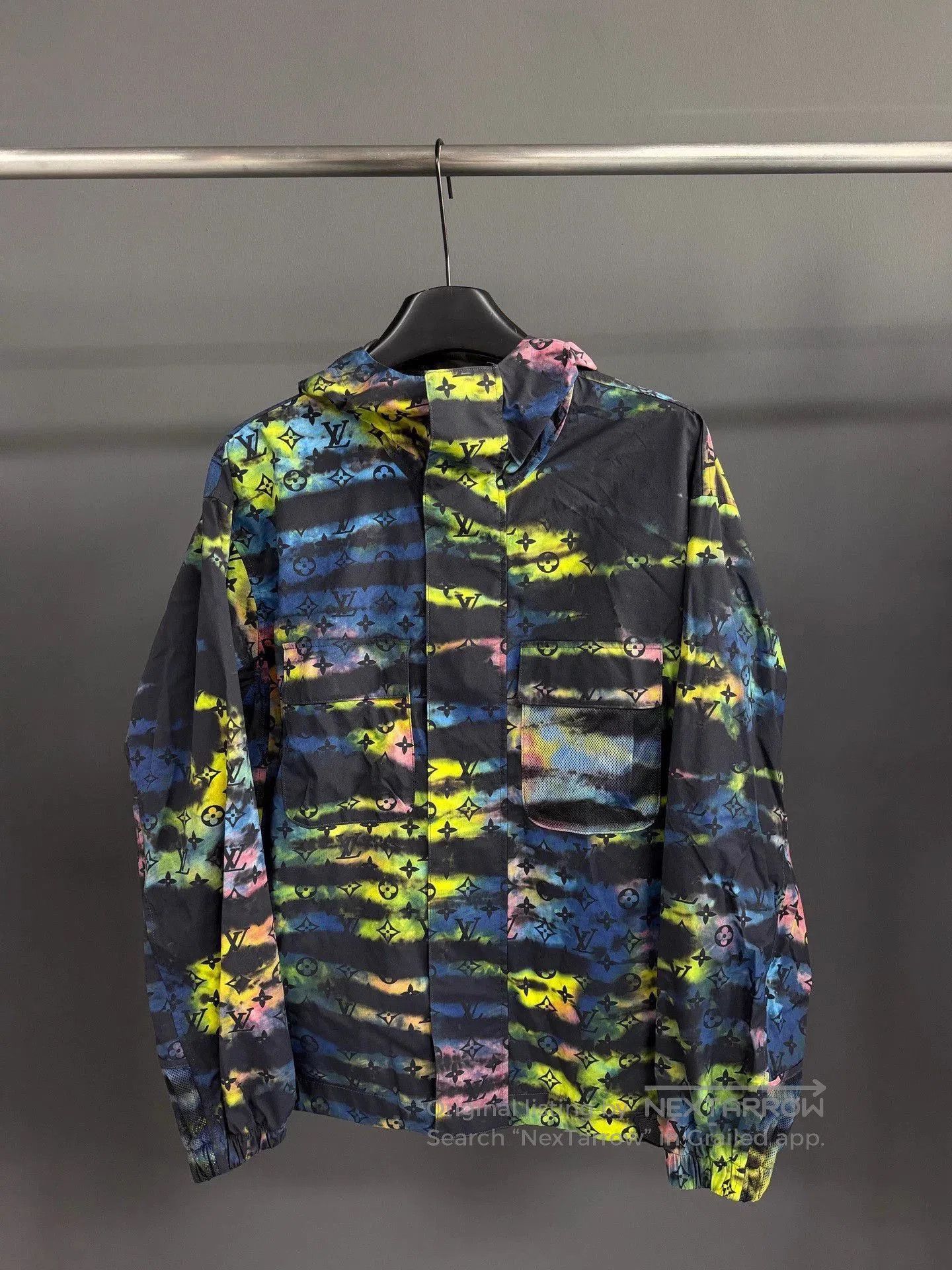 Louis Vuitton Multi-Color Patterned Hooded Light Jacket. Size US S / EU 44-46 / 1 - 1 Thumbnail
