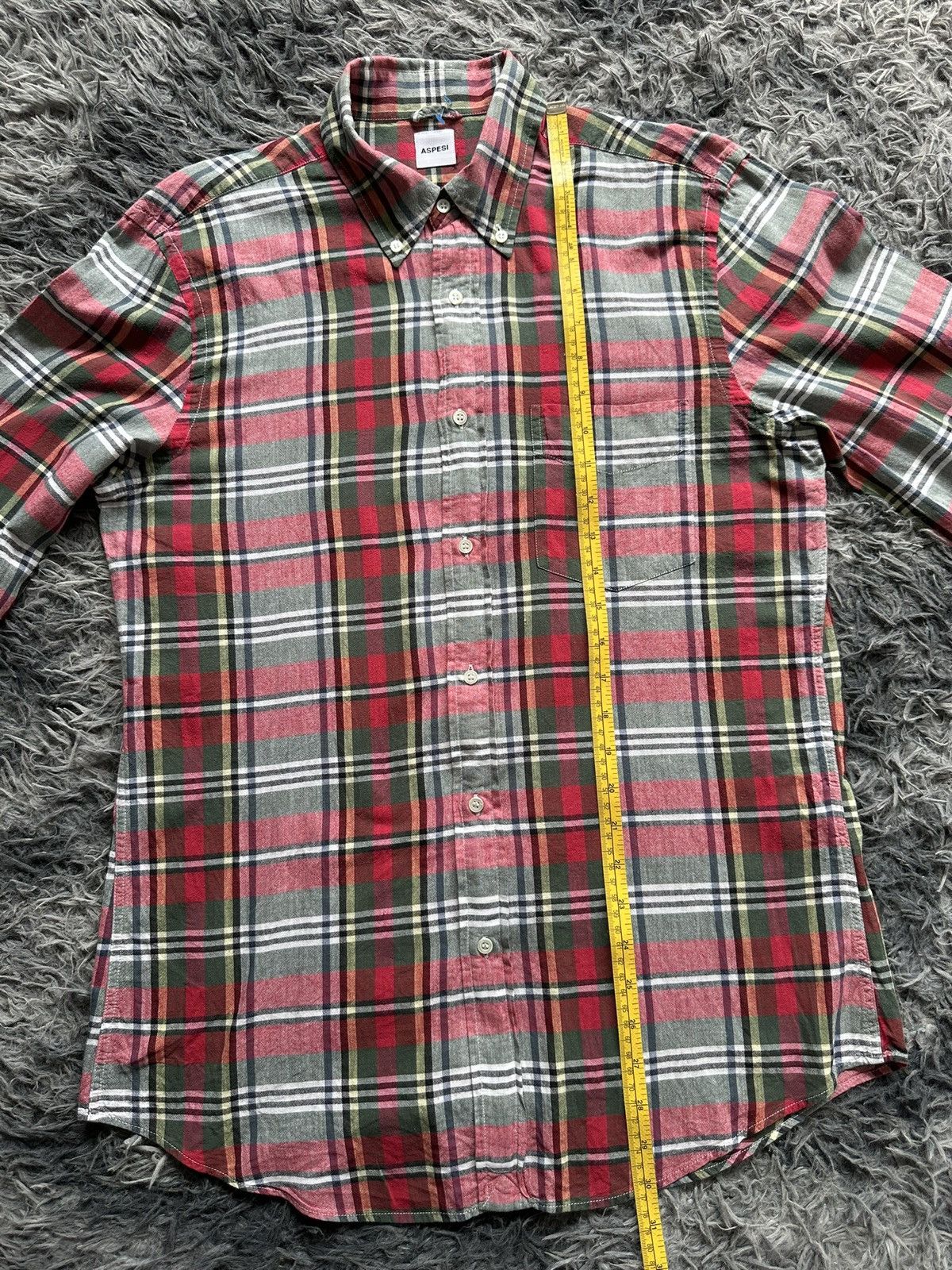 Aspesi 00's Aspesi plaid button up shirt Size US M / EU 48-50 / 2 - 8 Thumbnail