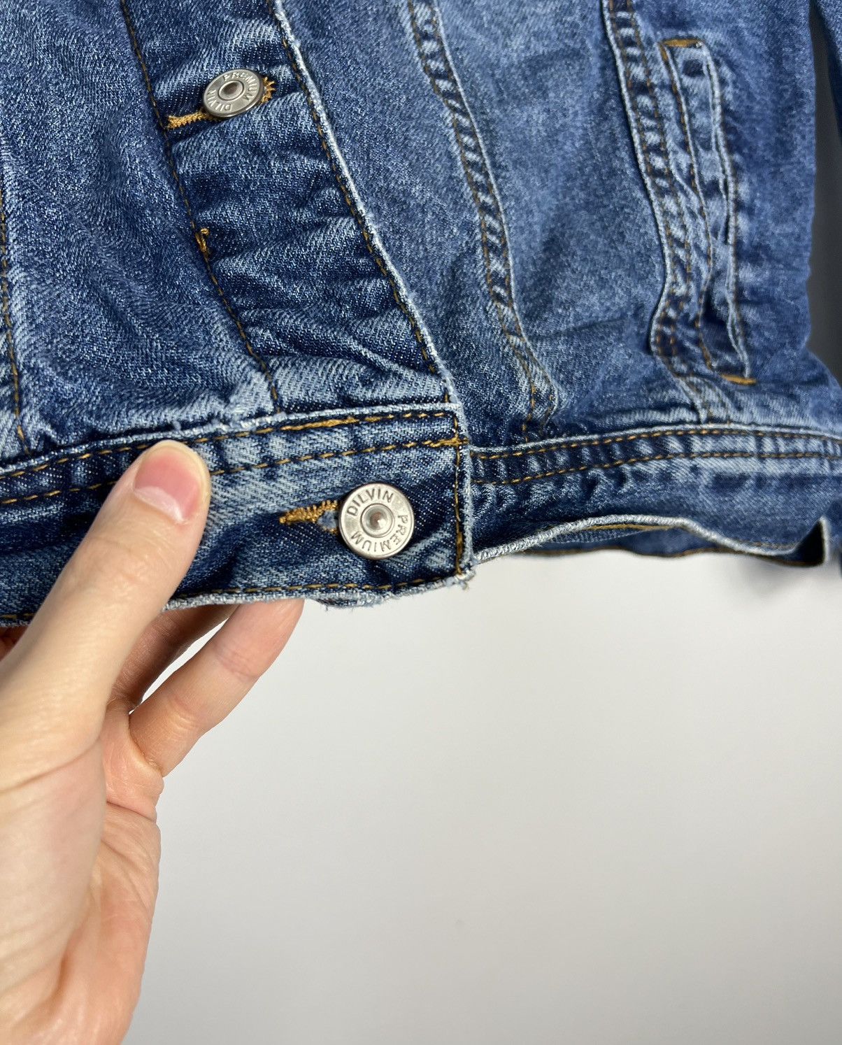 Vogue Denim Jacket Vogue Premium Quality Jeans Dilvin Print Size S / US 4 / IT 40 - 6 Thumbnail