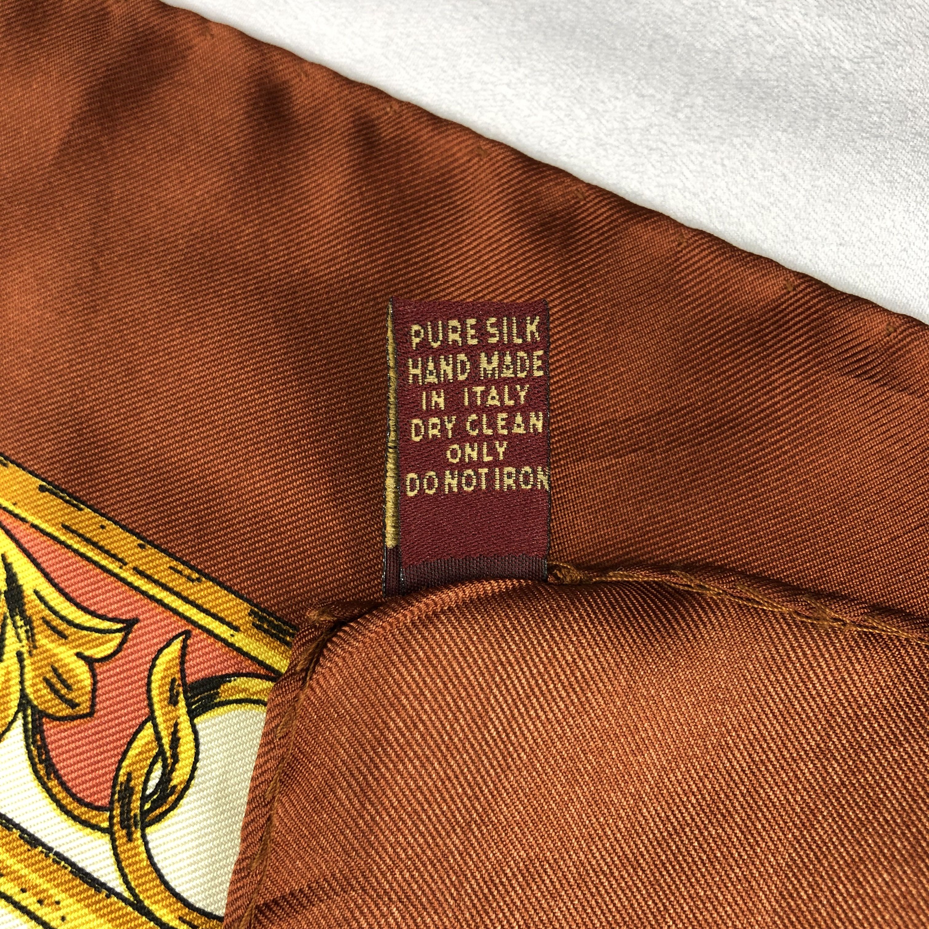 Alviero Martini Vintage Alviero Martini Silk Scarf Size ONE SIZE - 6 Thumbnail