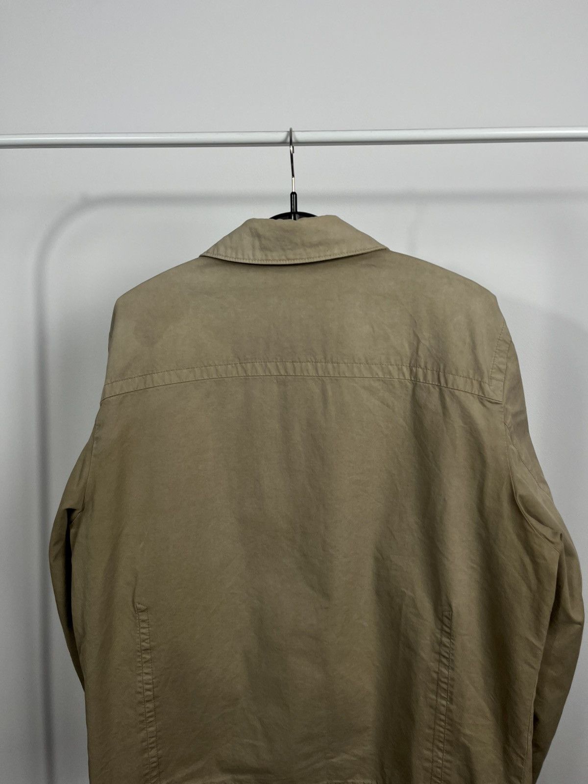 Hugo Boss Vintage Hugo Boss Beige Cotton Zip Up Jacket Size L Size US L / EU 52-54 / 3 - 15 Thumbnail