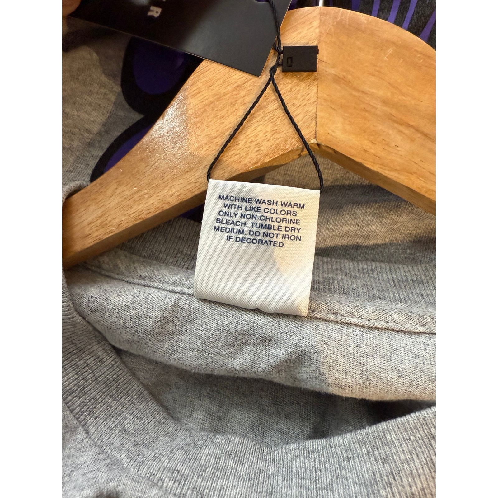 Supreme Supreme Grey Purple Tee Size US M / EU 48-50 / 2 - 4 Thumbnail