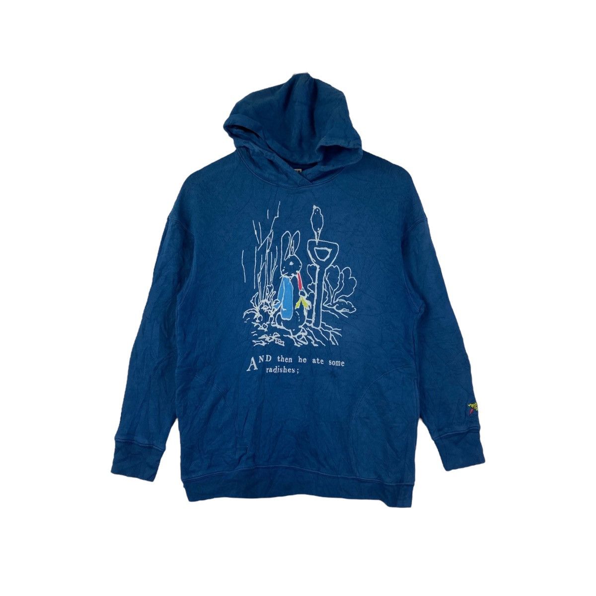 Uniqlo × Vintage UT UNIQLO x PETER RABBIT Character Print Blue Hooded Sweater Size US M / EU 48-50 / 2 - 1 Thumbnail