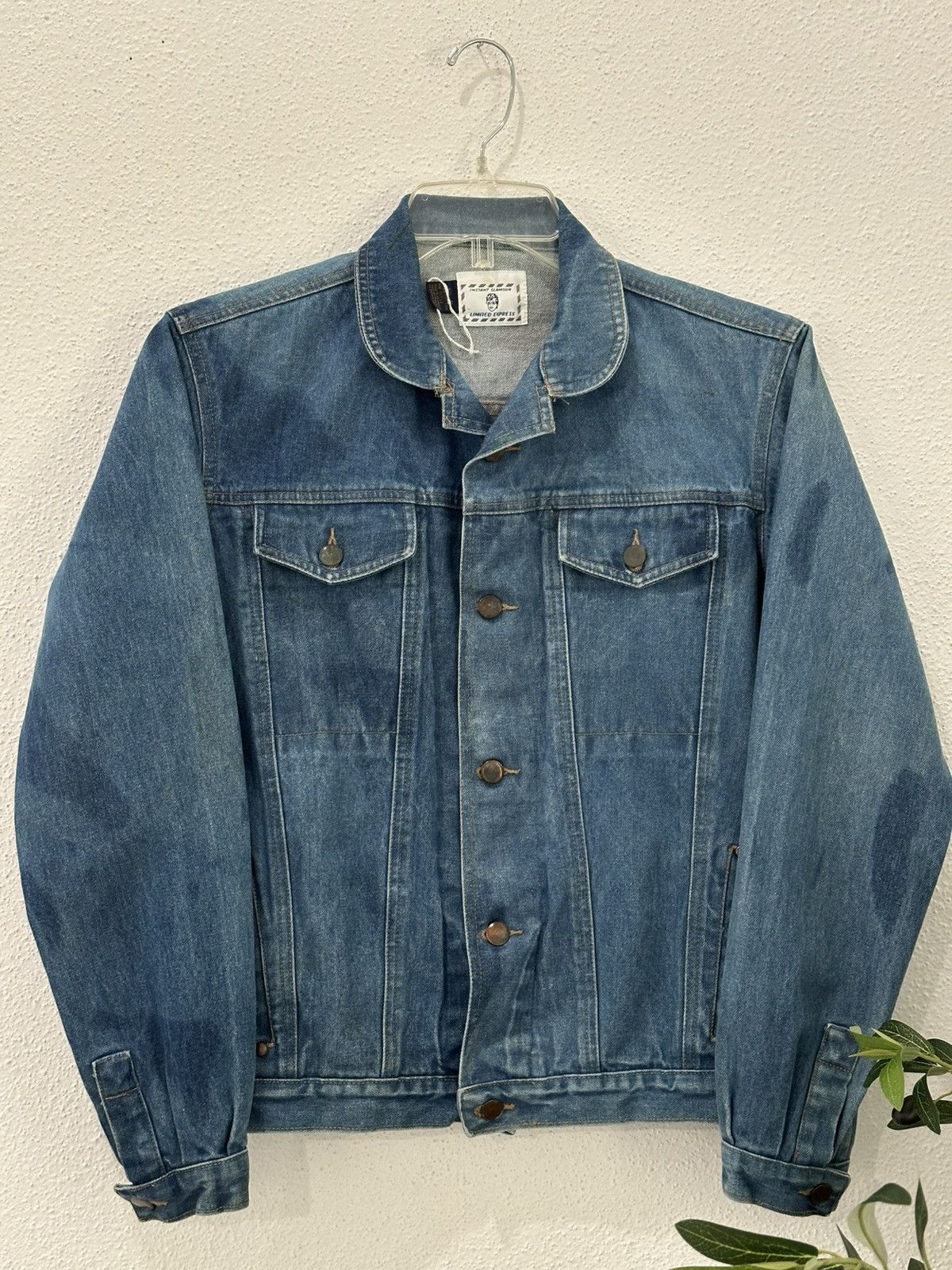 Express Vintage 80s Limited Express Denim Trucker Jacket Size Small Size US S / EU 44-46 / 1 - 2 Thumbnail