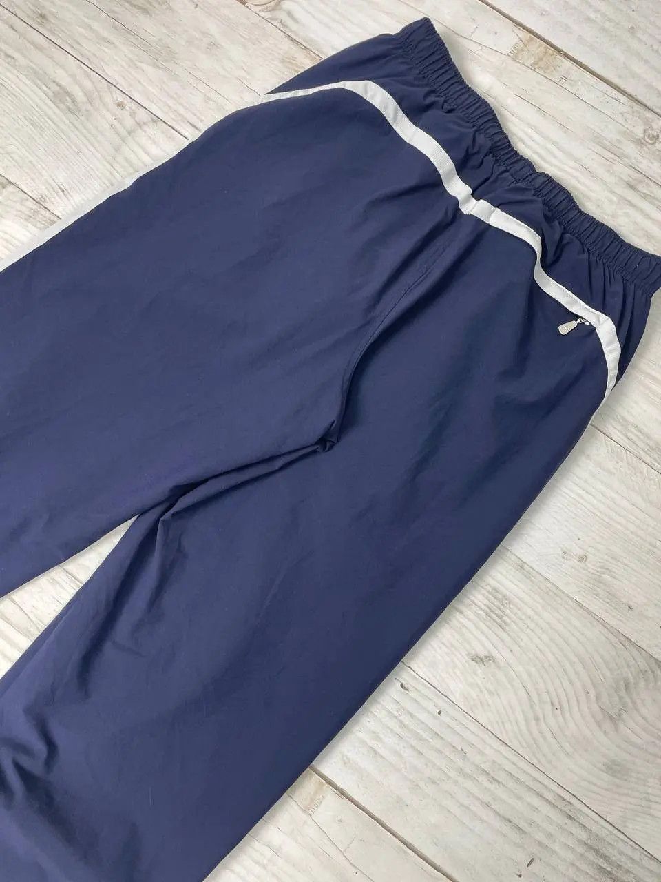 Nike Vintage Nike Track Pants 00s Striped Swoosh Nylon Y2K Size US 32 / EU 48 - 14 Thumbnail