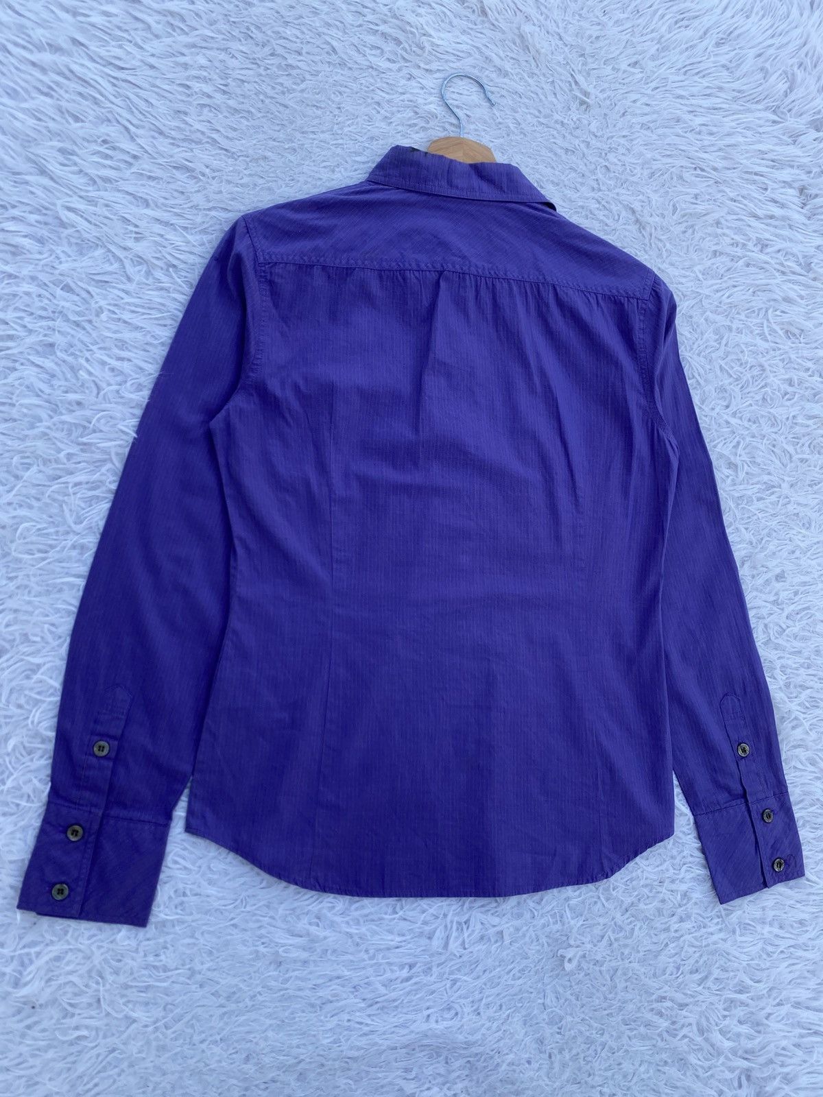 Burberry Rare Vintage 90s Burberry Blue Label Women Buttons Shirt Size XS / US 0-2 / IT 36-38 - 12 Thumbnail