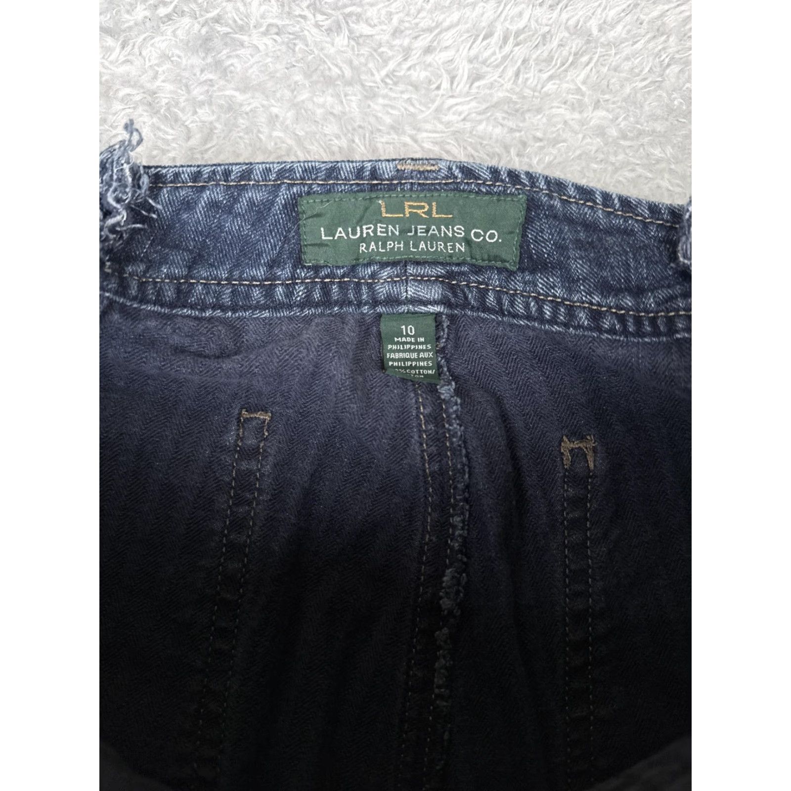 Ralph Lauren Ralph Lauren Jeans Co. Jeans - Women - 10 - Blue Denim - Straight Leg - Mid Rise - 31" Inseam - 5-Pocket - Medium Wash - 100% Cotton - Womens Size 32" / US 10 / IT 46 - 6 Thumbnail