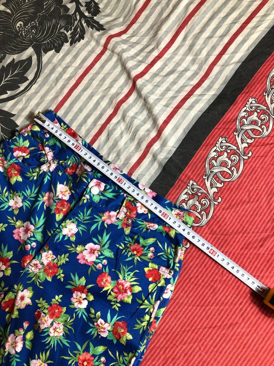 Lauren Ralph Lauren × Polo Ralph Lauren × RRL Ralph Lauren LRL Women Bleach-Out Wide-Leg Jeans Size 8 Size 27" / US 4 / IT 40 - 8 Thumbnail