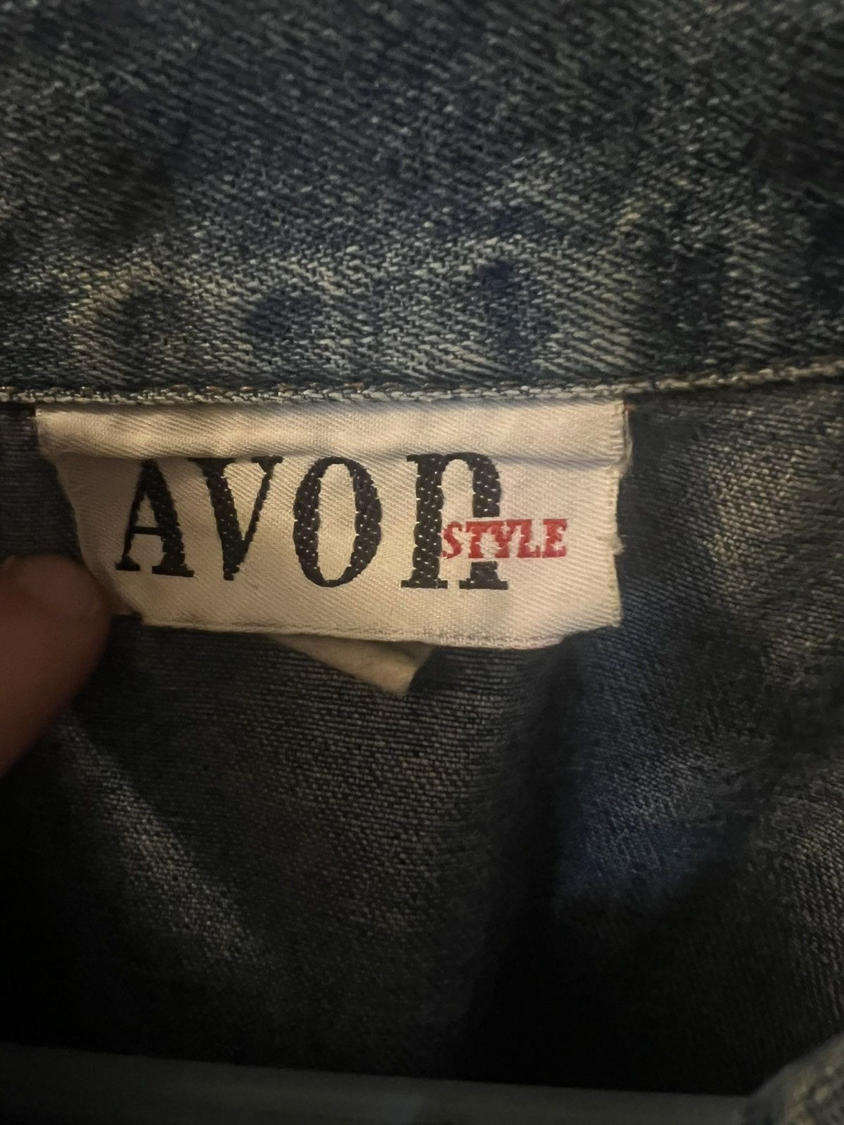Japanese Brand × Vintage Vintage Avod Style double jean jacket Size US XL / EU 56 / 4 - 3 Thumbnail