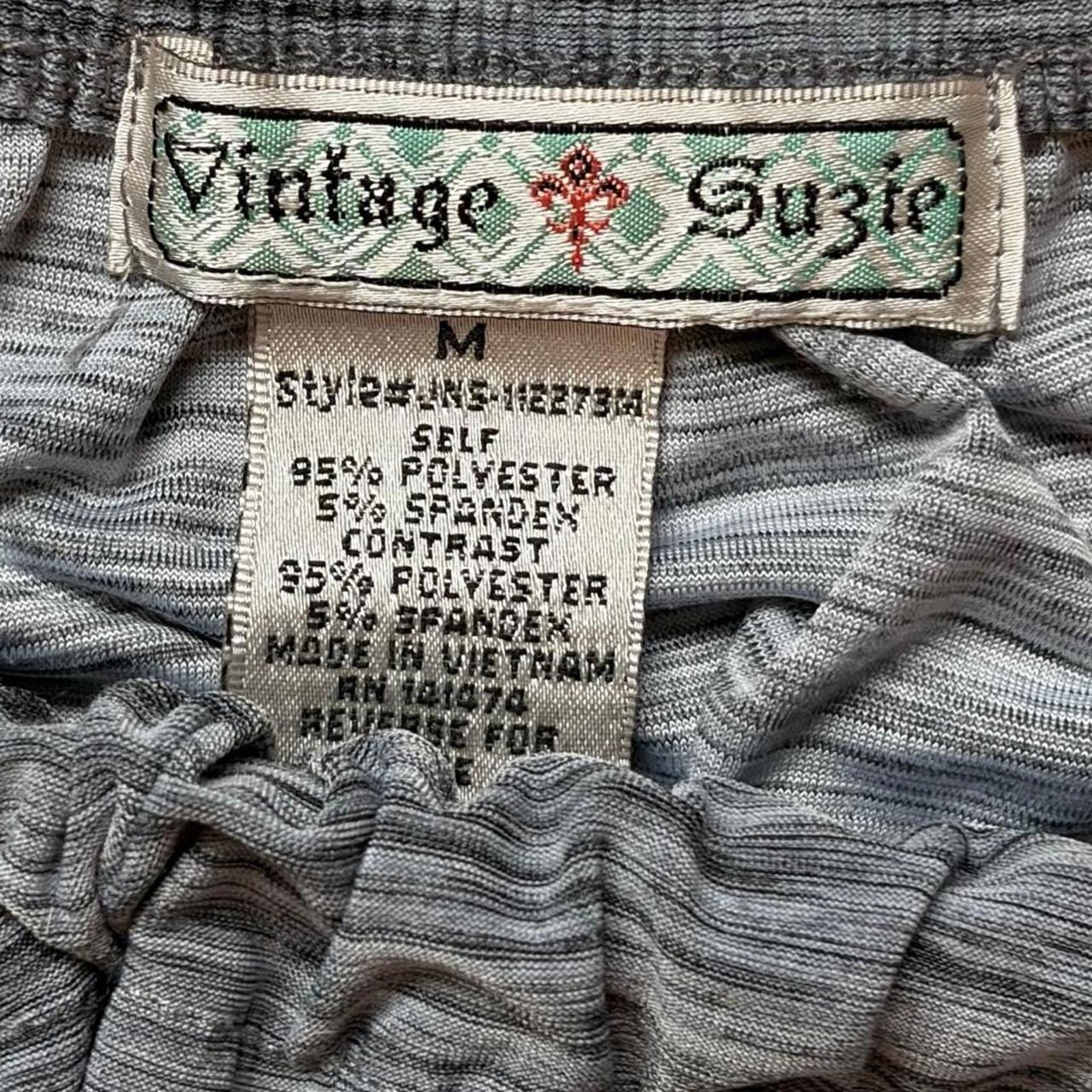 Vintage Vintage suzie grey off the shoulder top Size M / US 6-8 / IT 42-44 - 2 Thumbnail