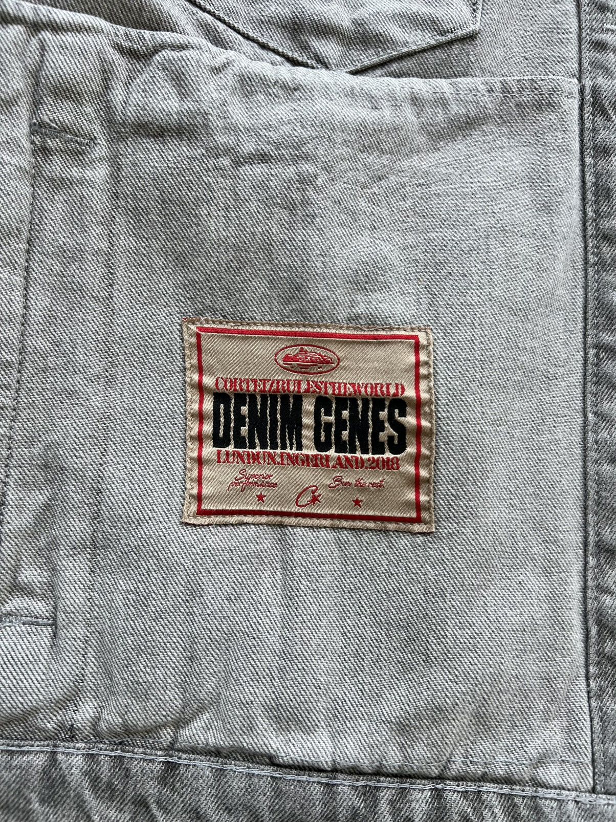 Corteiz Sample Corteiz C-Star Gray Denim Jacket Medium Size US M / EU 48-50 / 2 - 6 Thumbnail