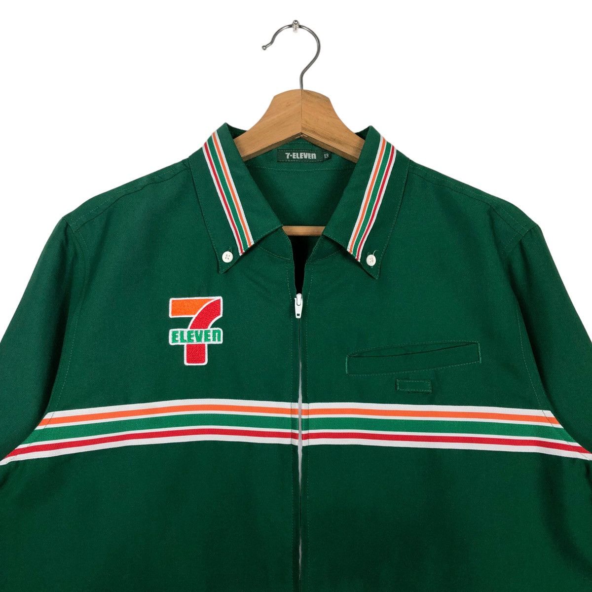 Japanese Brand 🔥90’s Vintage Work Jacket 7-Eleven Big Logo Japan Spell Out Size US M / EU 48-50 / 2 - 3 Thumbnail