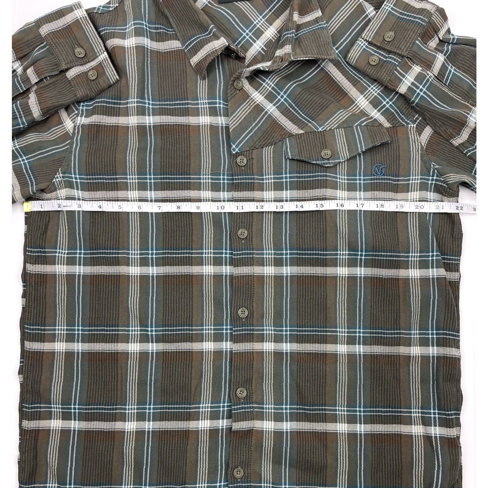 Vans VANS Shirt Men L Multicolor Plaid Flannel Cotton Button-Up Classic Outdoor Mens Size US L / EU 52-54 / 3 - 5 Thumbnail