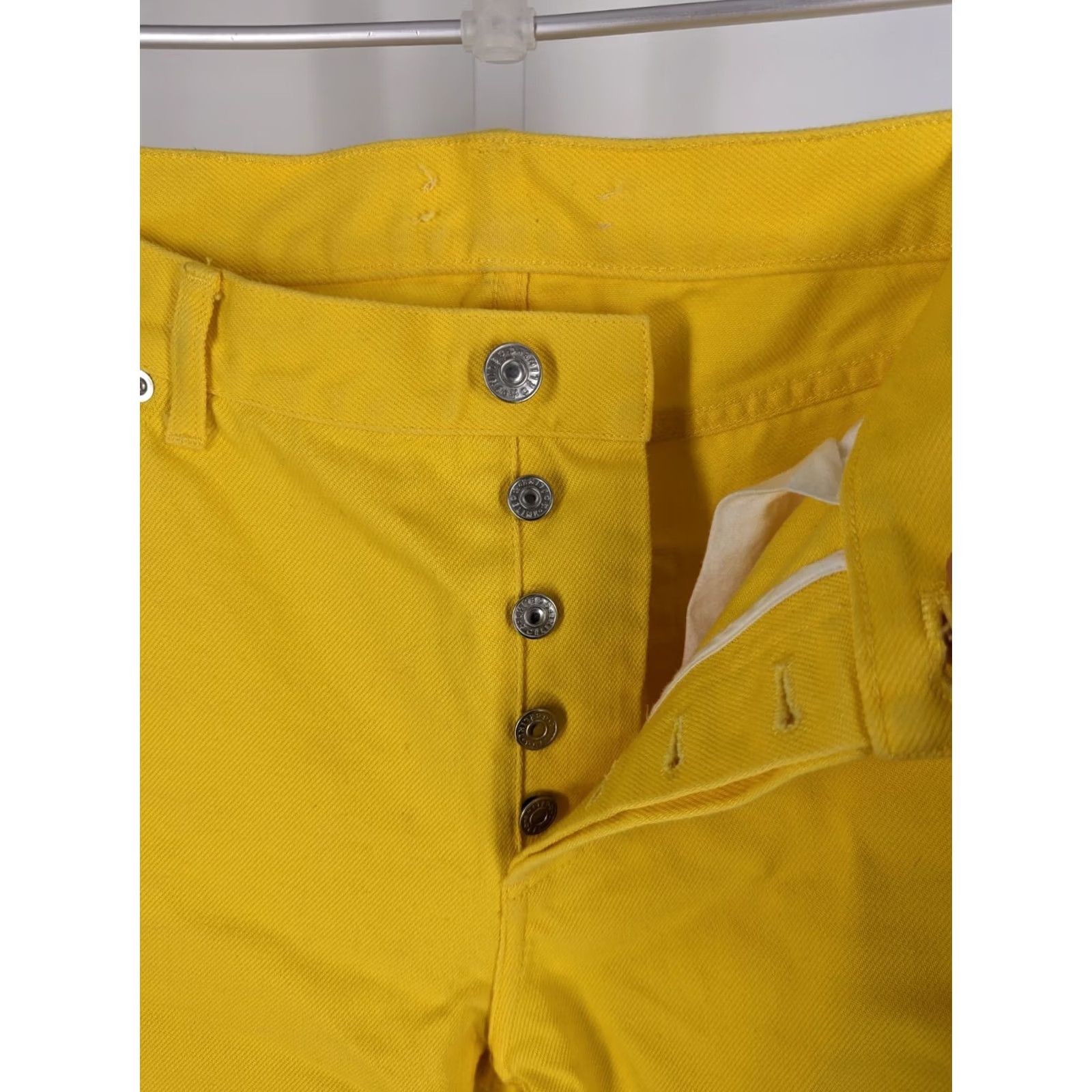 Celine CELINE Jeans Denim 5 Pocket Button Fly Yellow 38 30x27 Womens Regular Tangled Tee? Size 26" / US 2 / IT 38 - 3 Thumbnail