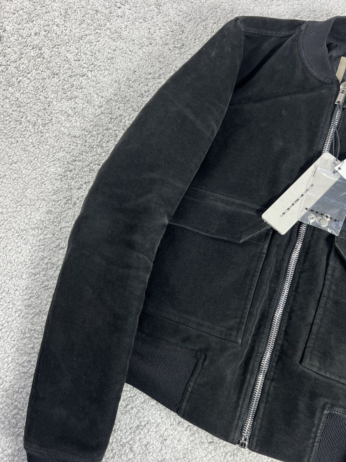 Rick Owens Drkshdw Rick Ownes DRKSHDW Cop Flight Jacket Size L Size US L / EU 52-54 / 3 - 4 Thumbnail