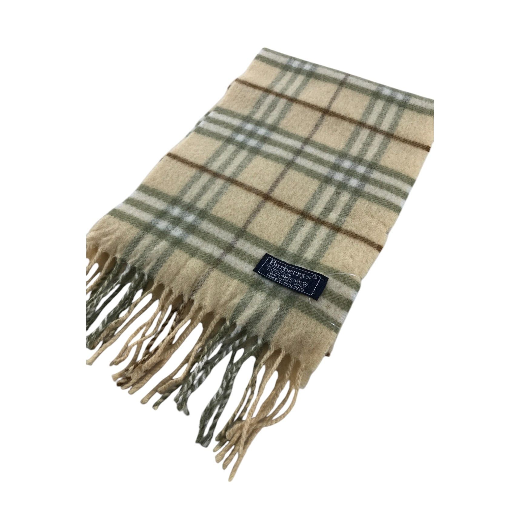 Burberry × Vintage Burberry Scarf / Muffler / Neckwear - WW2409 Size ONE SIZE - 3 Thumbnail
