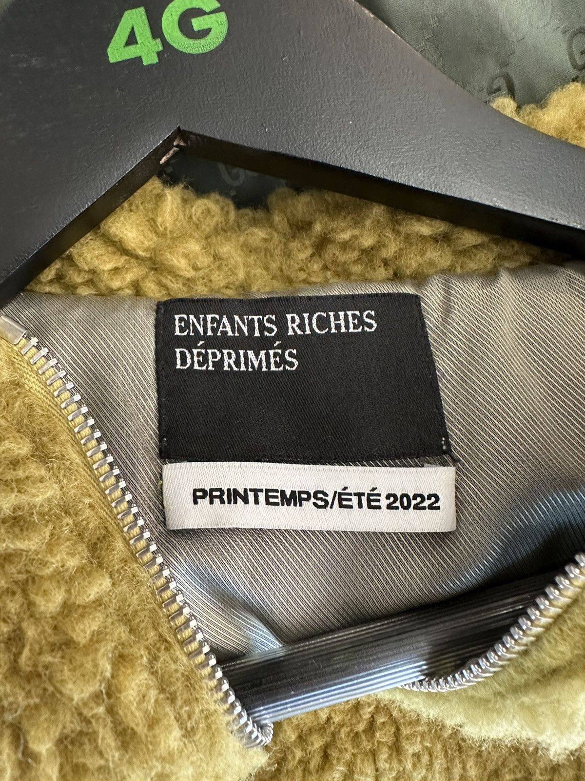 Enfants Riches Deprimes ERD FW22 GREEN FURR JACKET Size US XL / EU 56 / 4 - 3 Thumbnail