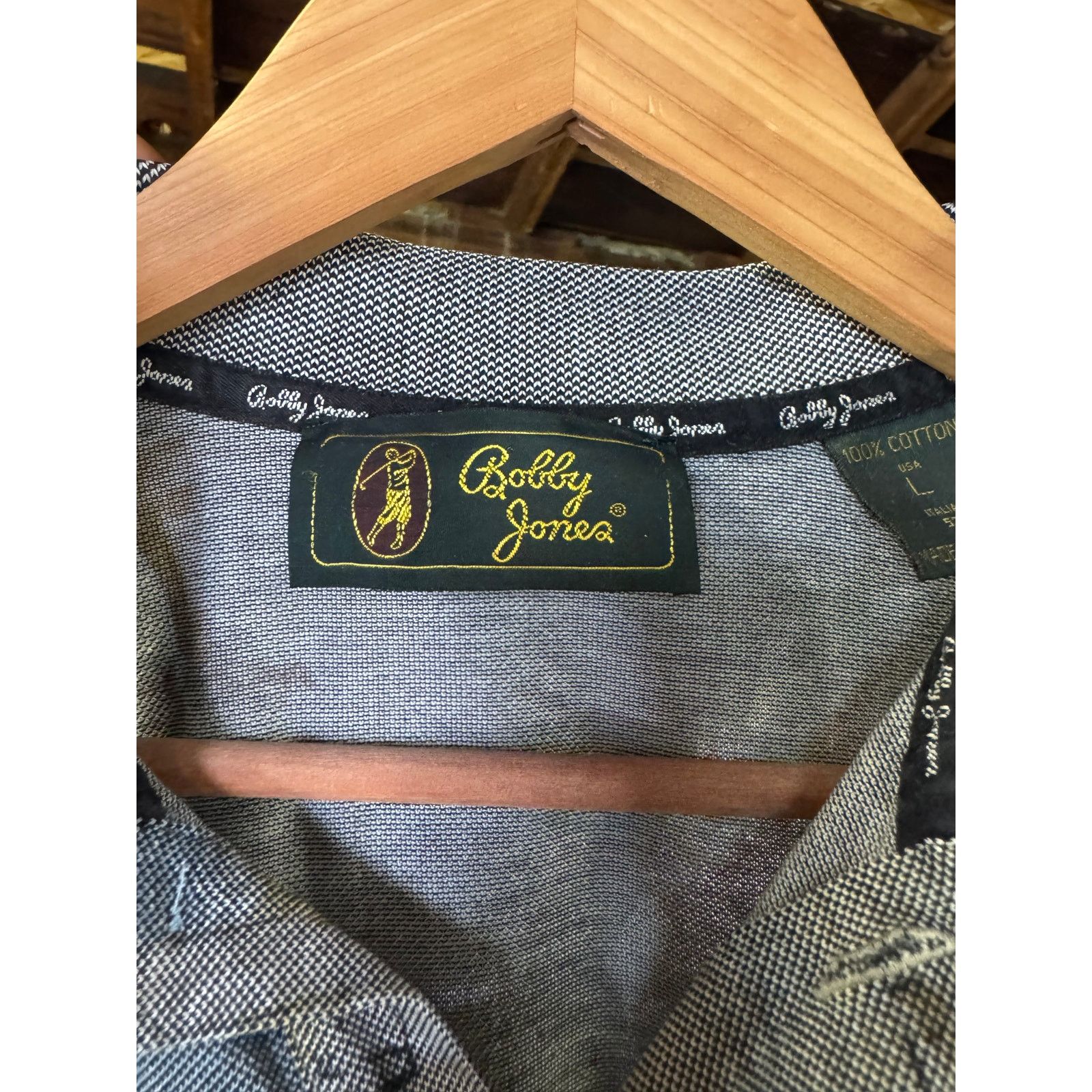 Bobby Jones Vintage Bobby Jones Polo Made in Italy Golf Print | L Size US L / EU 52-54 / 3 - 5 Thumbnail