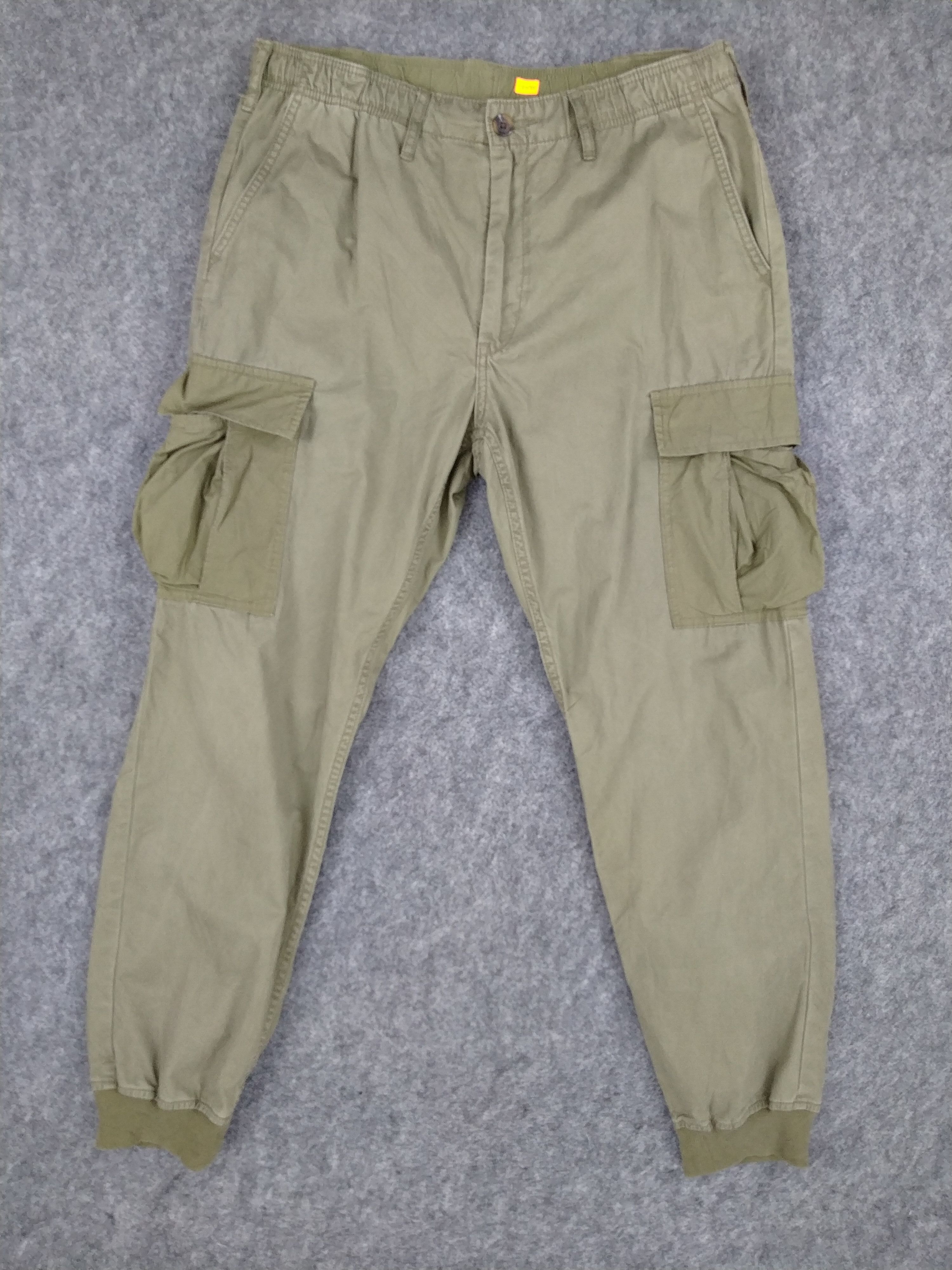 Elastic/Drawstring Waist Japanese Brand Cargo 32x27.5 -CP075