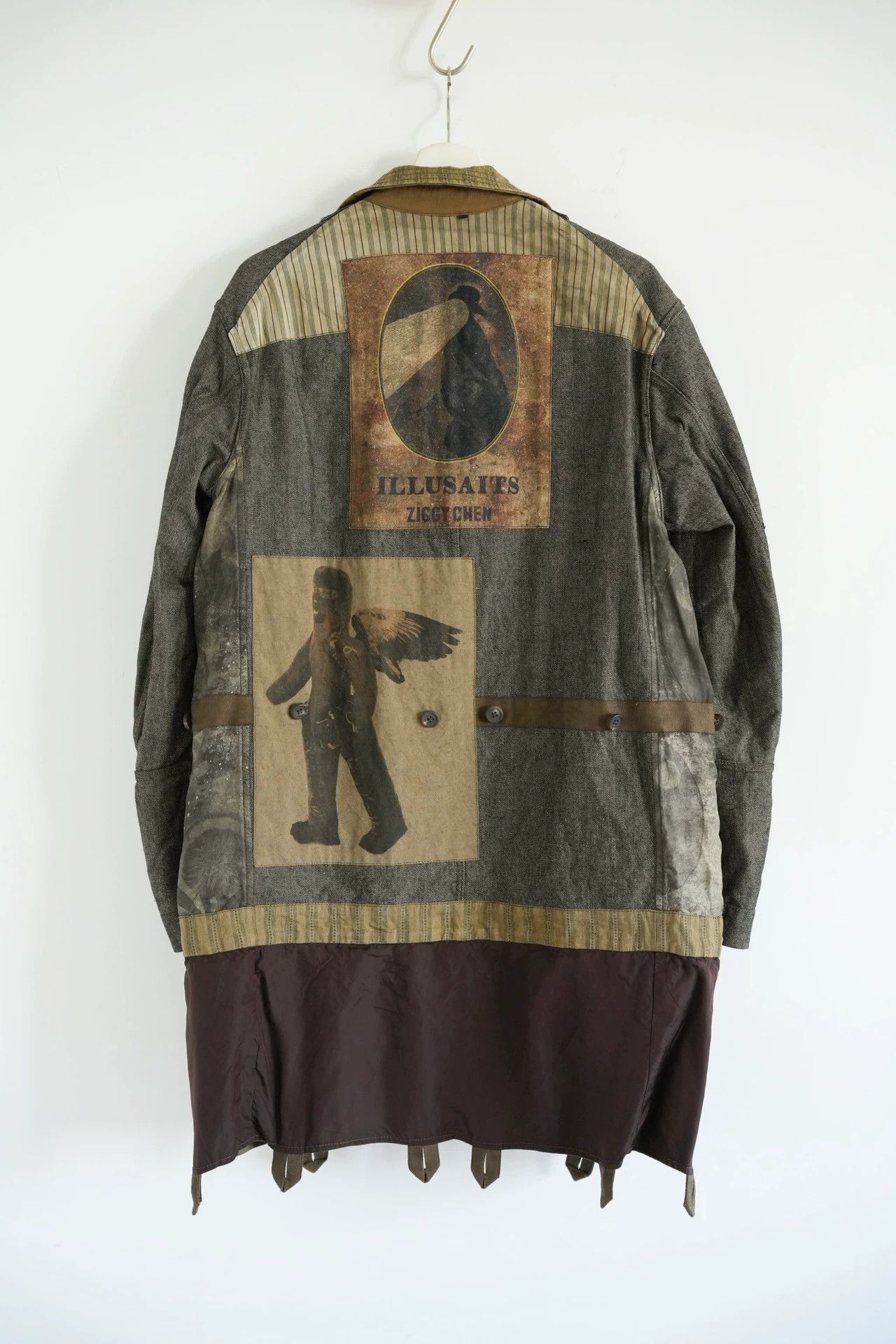 Ziggy Chen Ziggy Chen 22AW Reversible Ill Cotton Linen Jacket Size US S / EU 44-46 / 1 - 1 Thumbnail