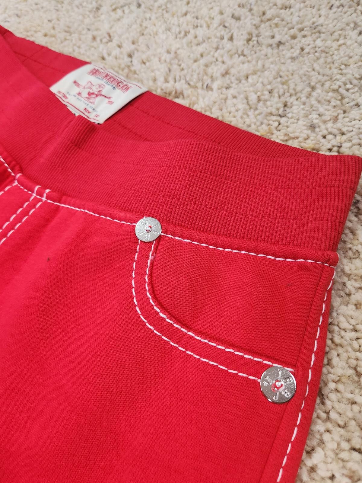 True Religion NEW True Religion Pull-On Flare Jeans Red Anniversary Medium Size 32" / US 10 / IT 46 - 6 Thumbnail