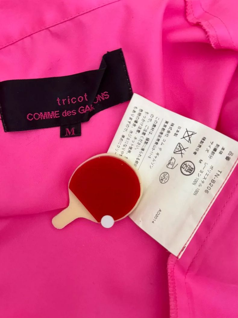 Comme des Garcons Comme Des Garcons Pink satin Chinese style button top Size M / US 6-8 / IT 42-44 - 9 Thumbnail