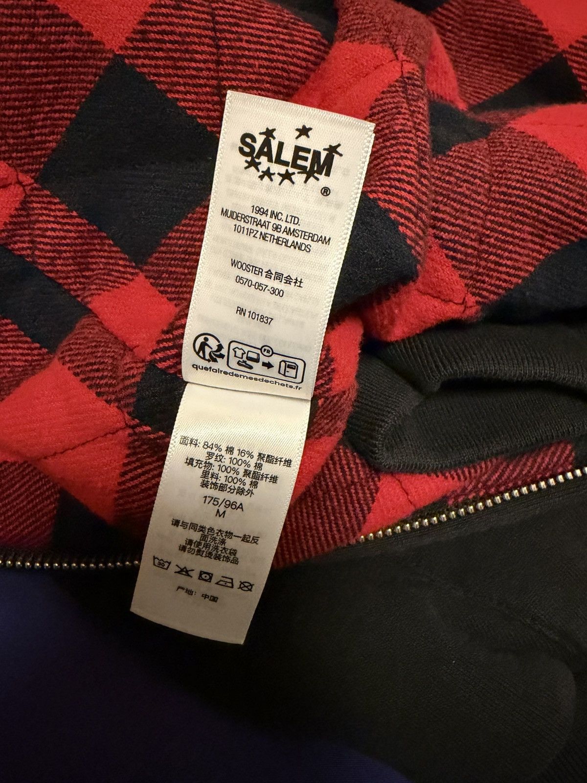 Supreme SUPREME SALEM BLACK HOODIE Size US M / EU 48-50 / 2 - 9 Thumbnail