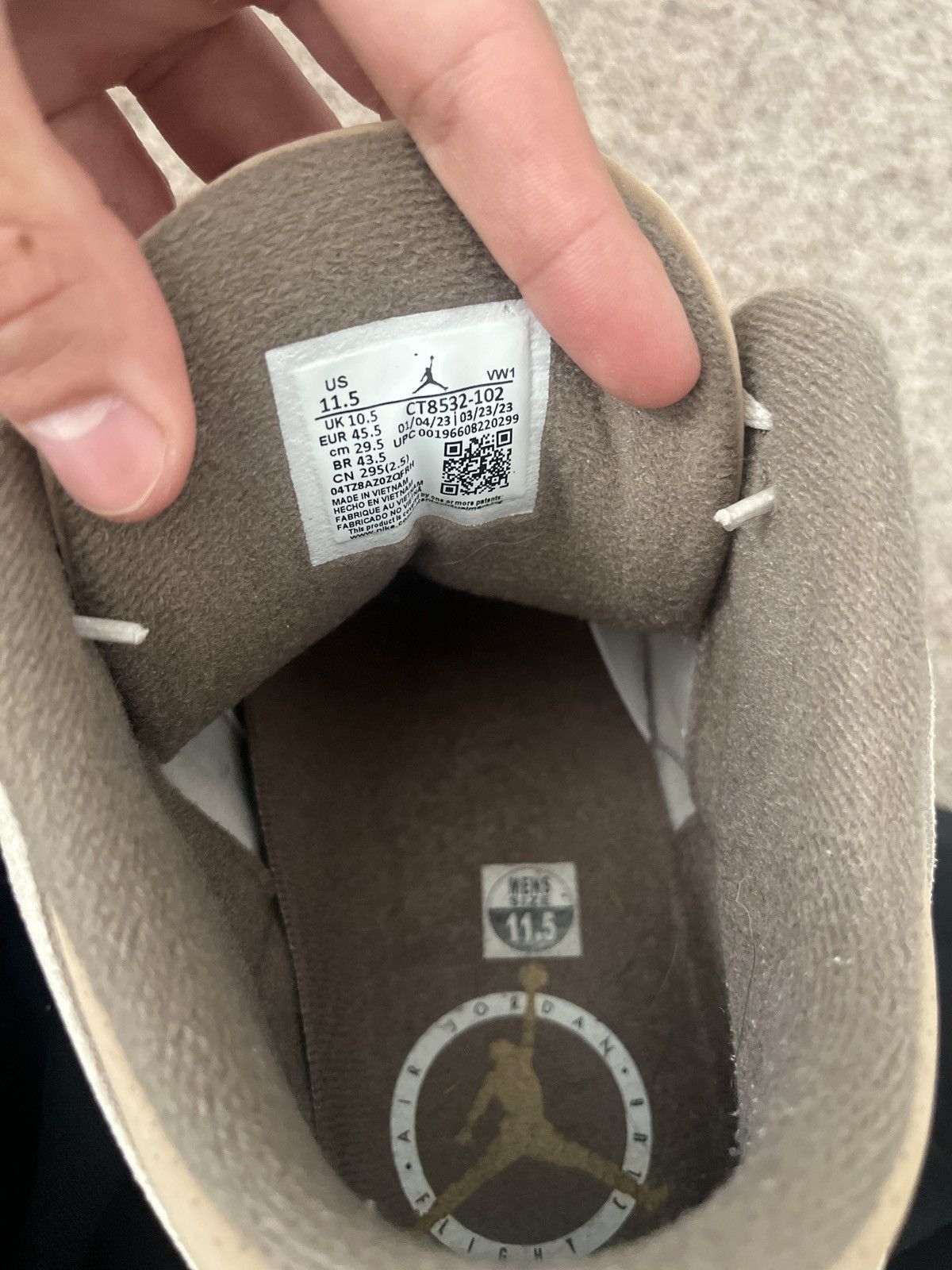 Jordan Brand Jordan 3 Palomino WANT GONE FAST Size US 11.5 / EU 44-45 - 8 Thumbnail