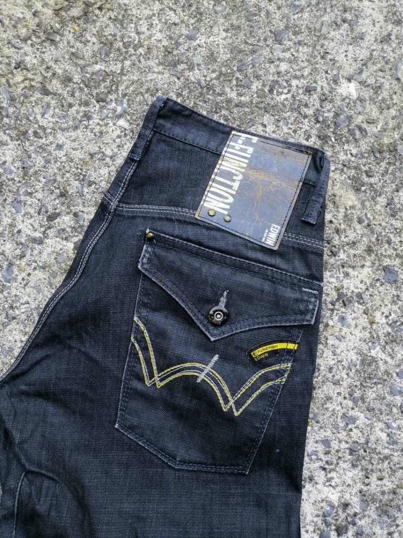 Edwin × Japanese Brand Edwin E Function Japan Black Denim Jeans Size US 29 - 8 Thumbnail