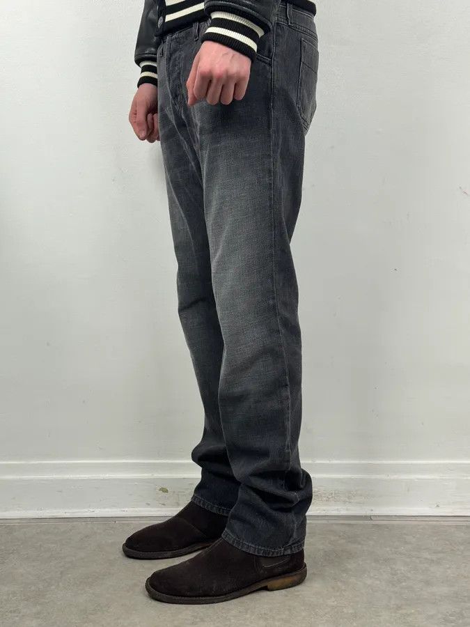 Gucci 2010s Gucci Grey Denim Straight-Leg Jeans Size US 33 - 3 Thumbnail