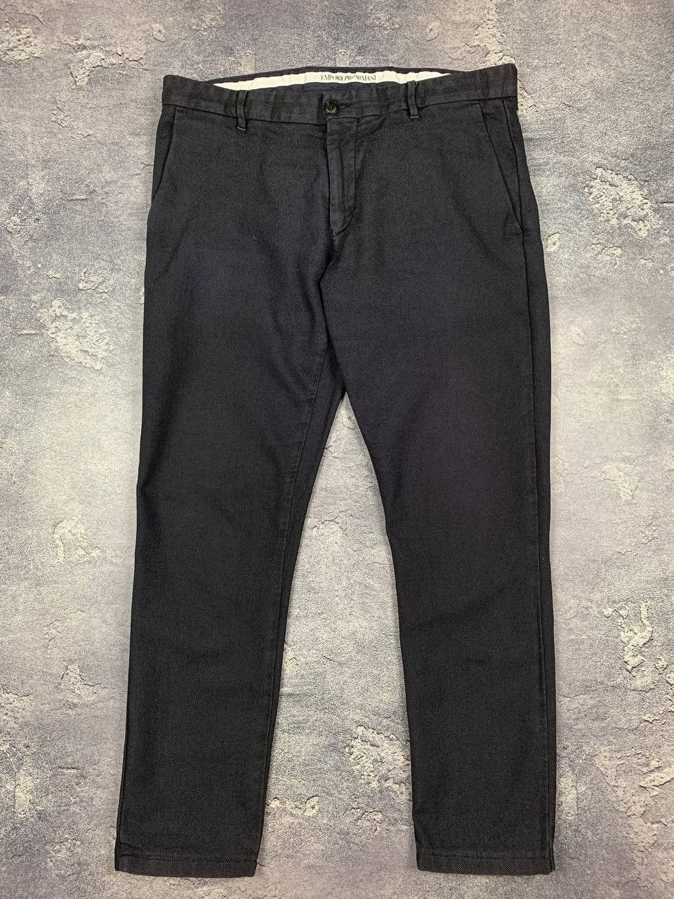 Emporio Armani Emporio Armani Pants Size 50 Dark Blue Trousers Bulgaria Size US 34 / EU 50 - 1 Thumbnail
