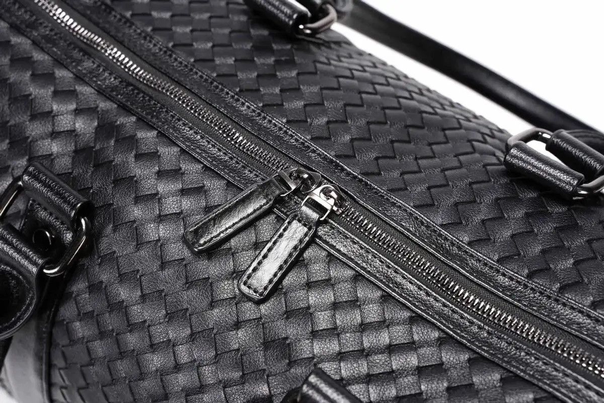 Other Outdoor retro woven travel duffle bag pu leather Size ONE SIZE - 4 Thumbnail