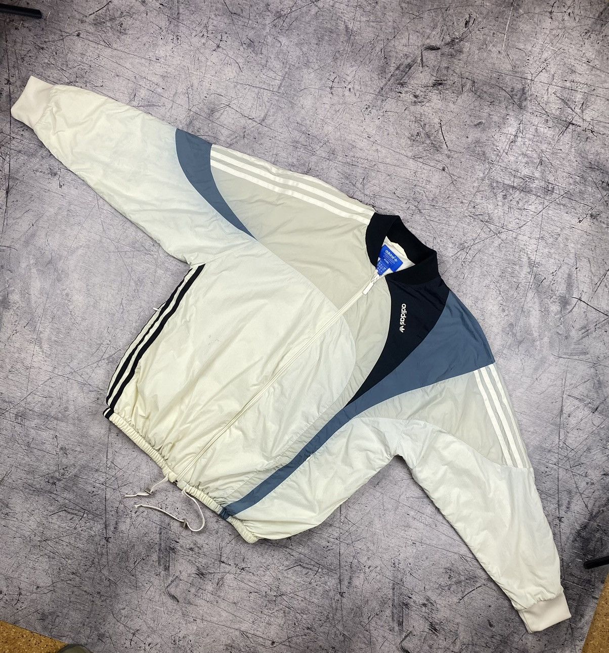 Adidas × Vintage Vintage Y2K Adidas Bomber Drill Jacket Size S Size US S / EU 44-46 / 1 - 2 Thumbnail